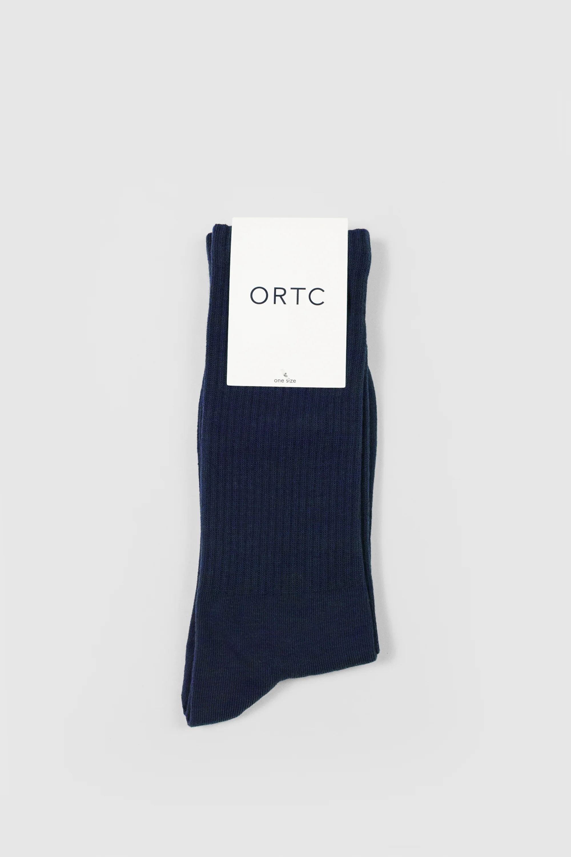 Ribbed Sock Navy - Image 2
