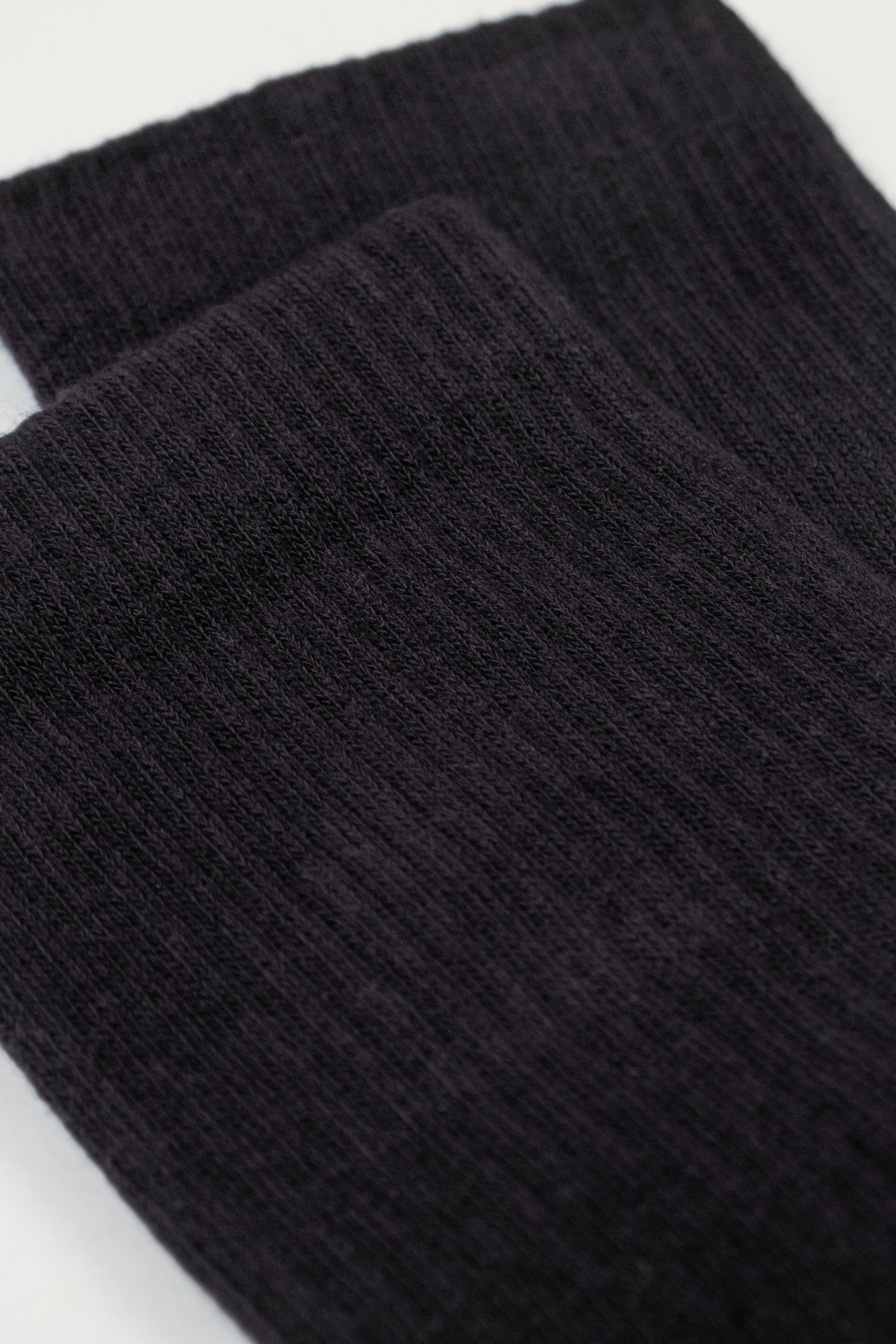Ribbed Sock Black - Image 3