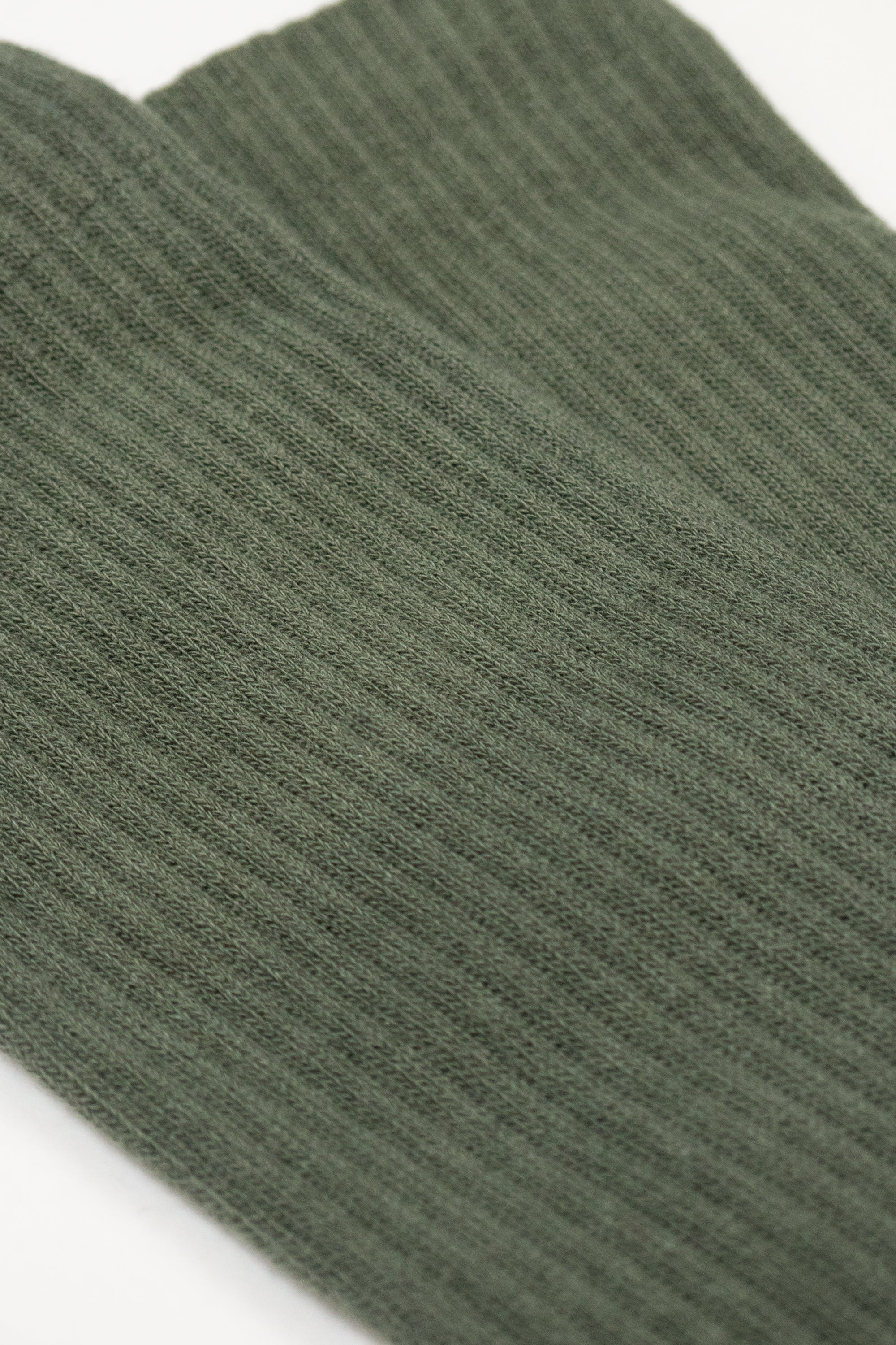 Ribbed Sock Olive - Image 3