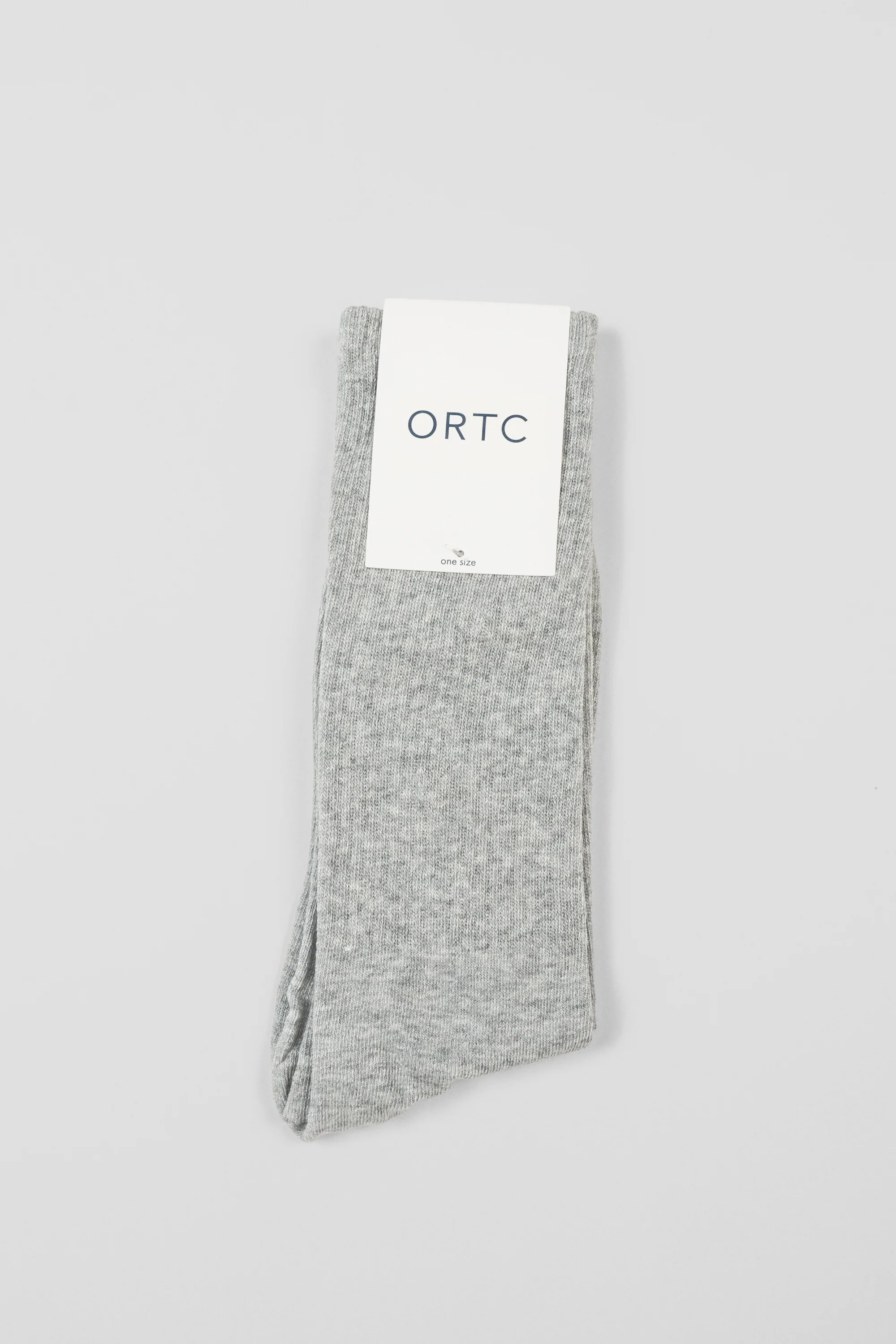 Ribbed Sock Marle Grey - Image 2