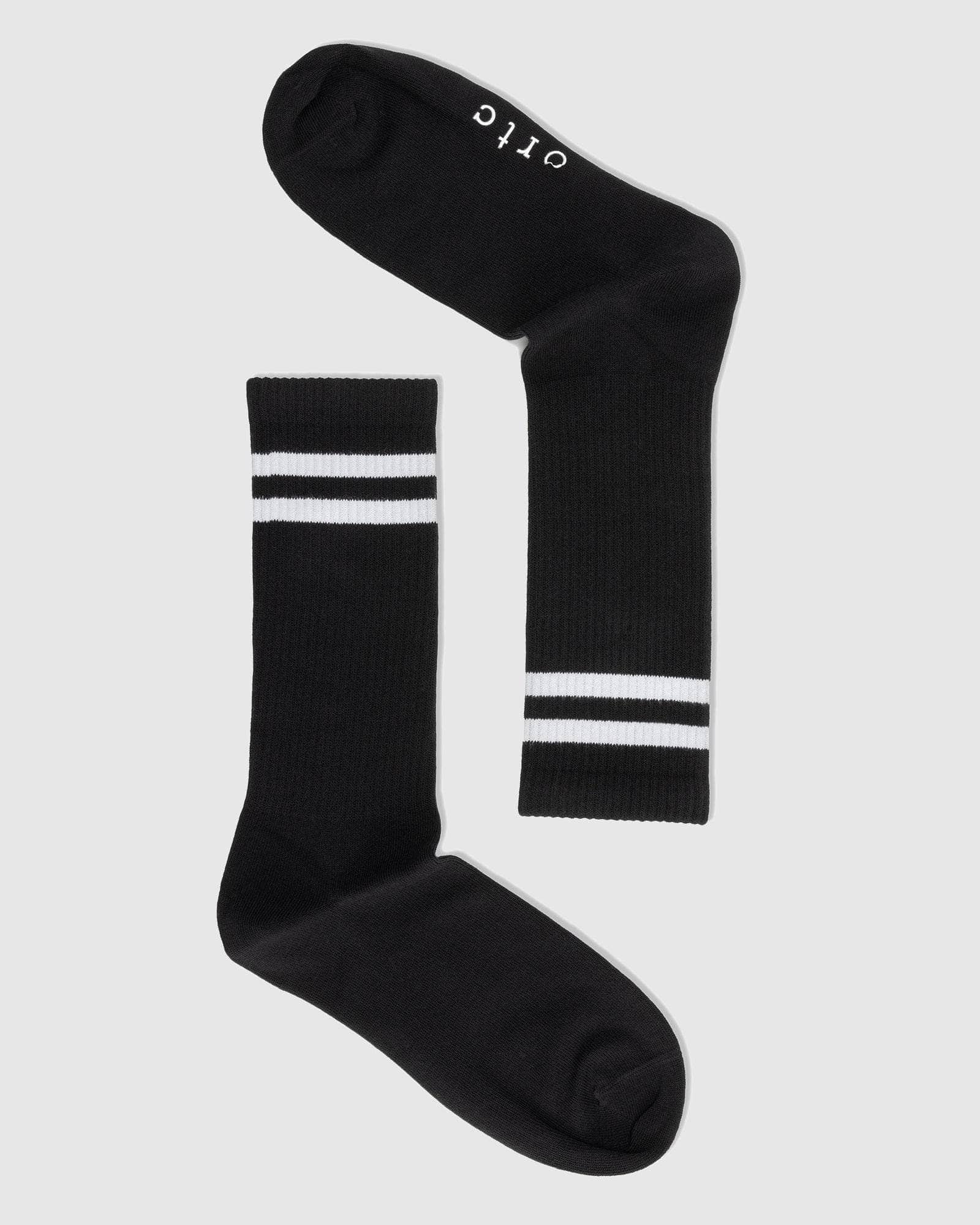 Ribbed Sports Sock Black