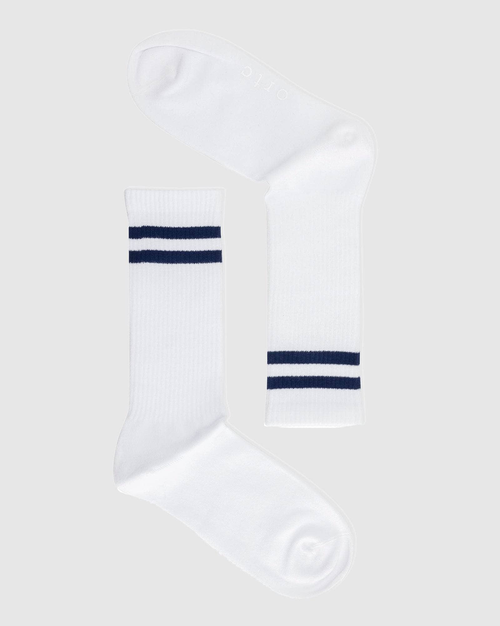 Ribbed Sports Sock White