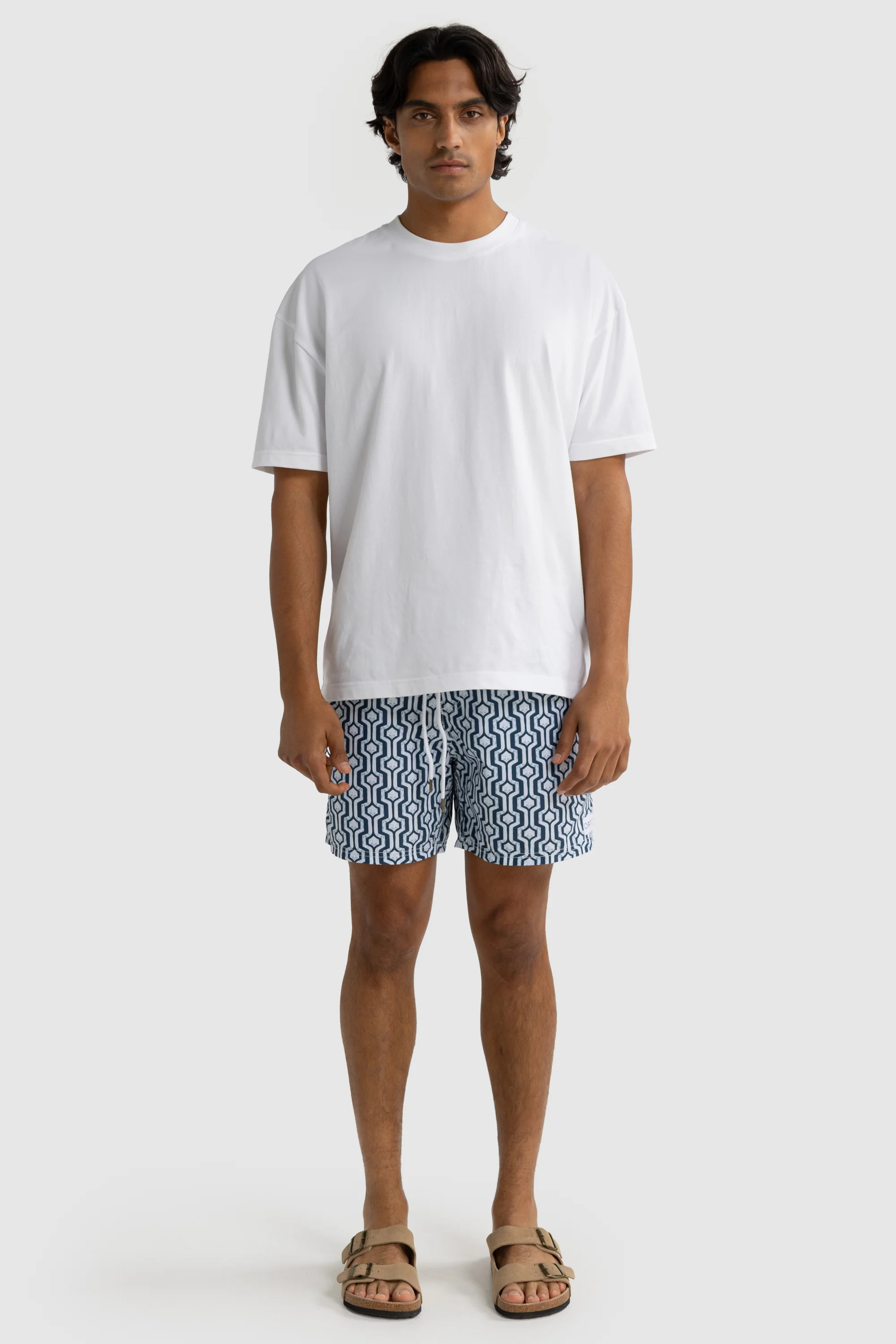 Santorini Swim Shorts Navy - Image 3