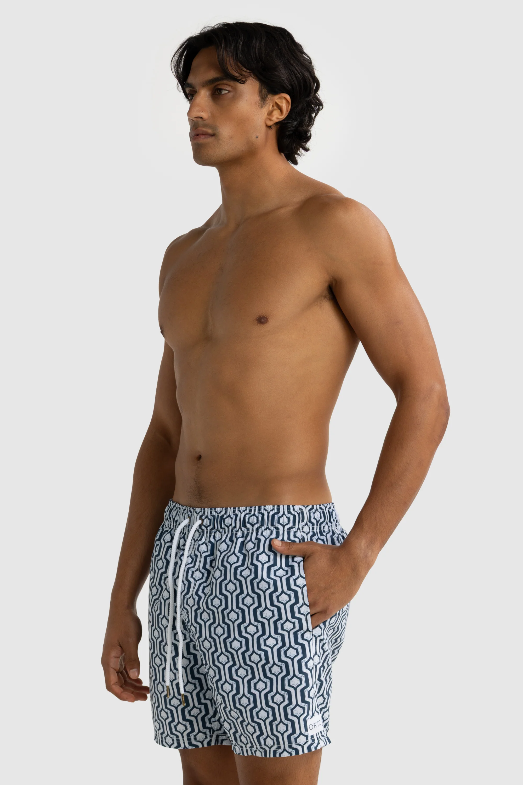 Santorini Swim Shorts Navy - Image 5