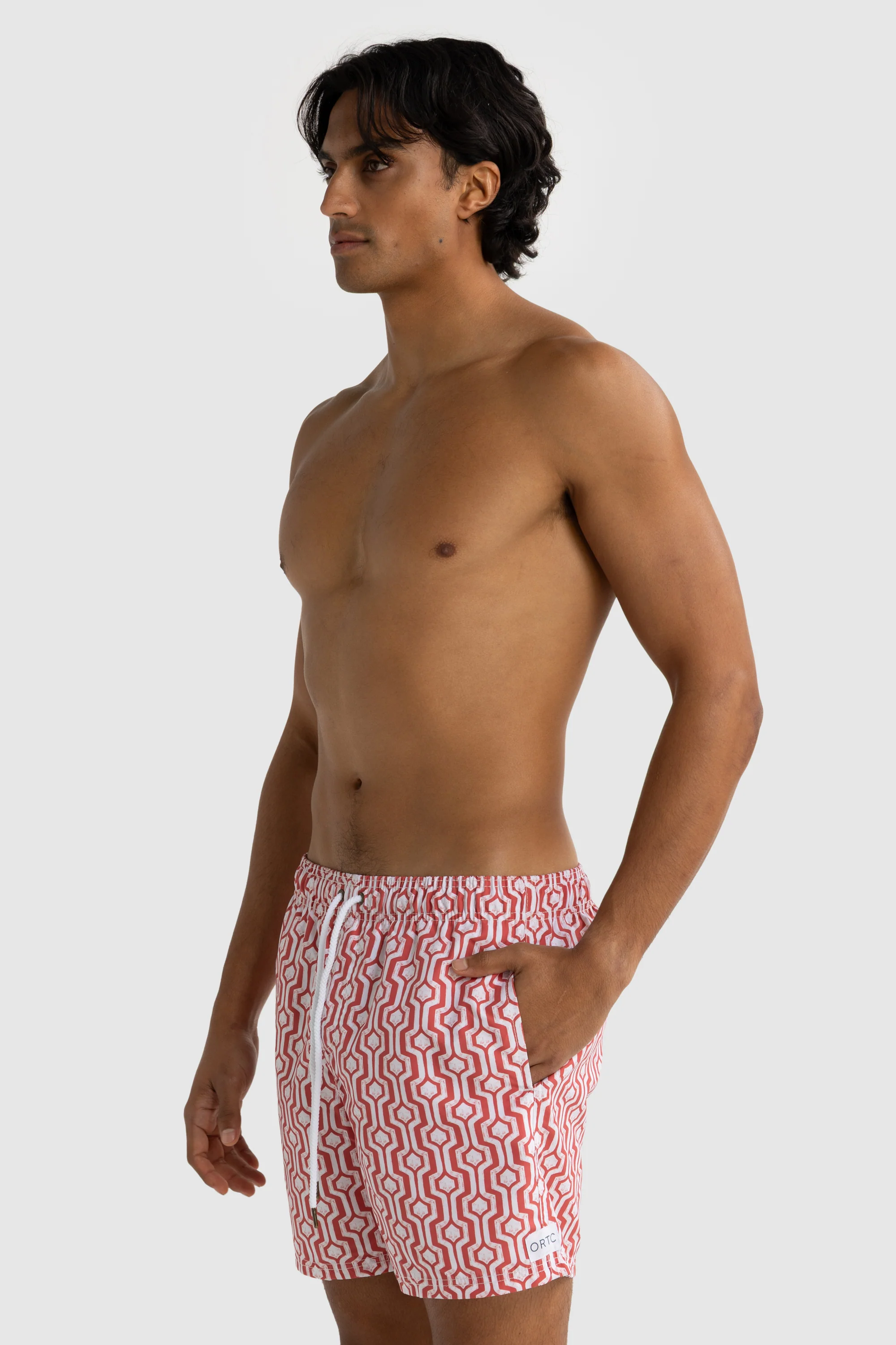 Santorini Swim Shorts Red - Image 5