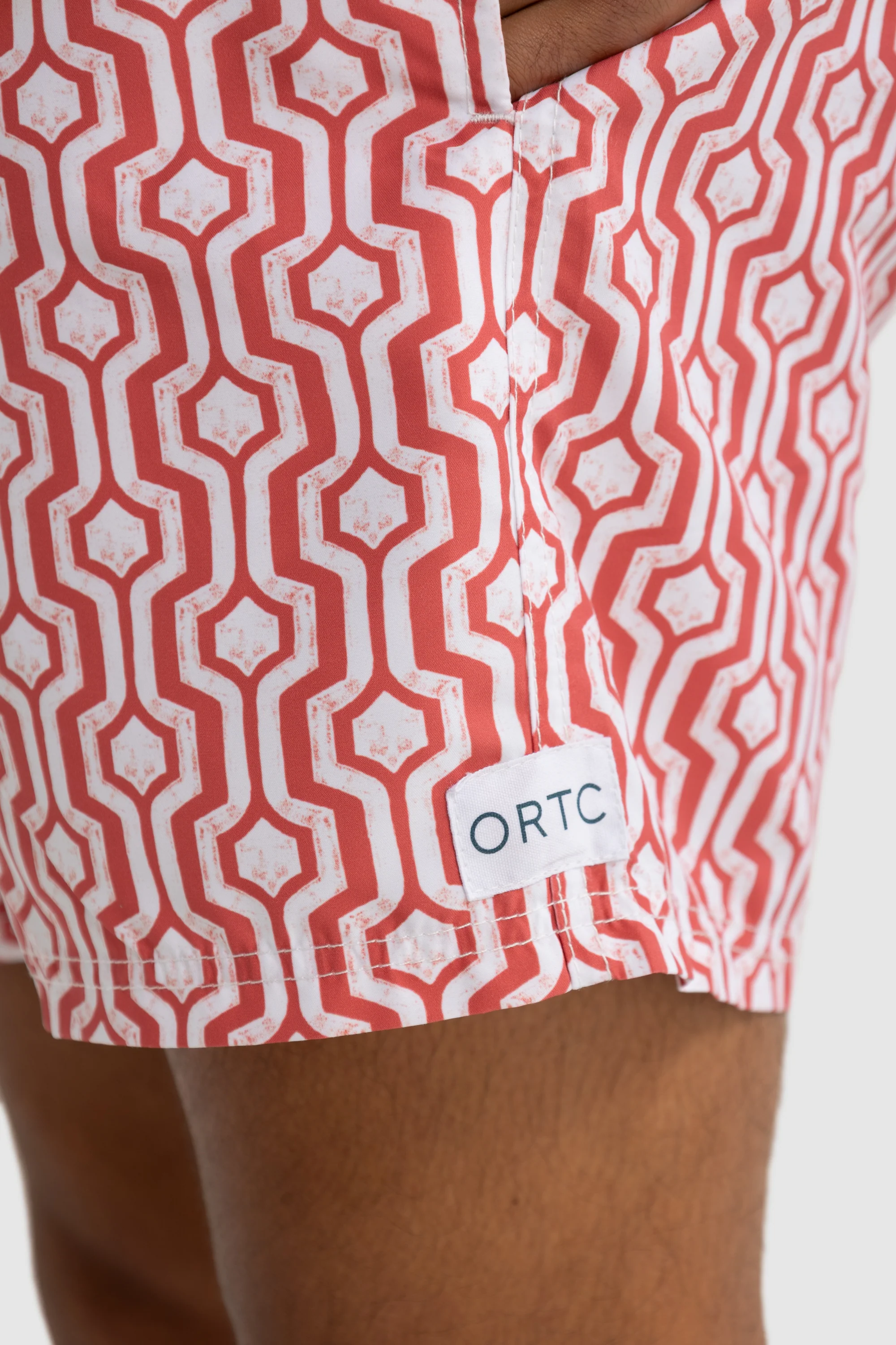 Santorini Swim Shorts Red - Image 6