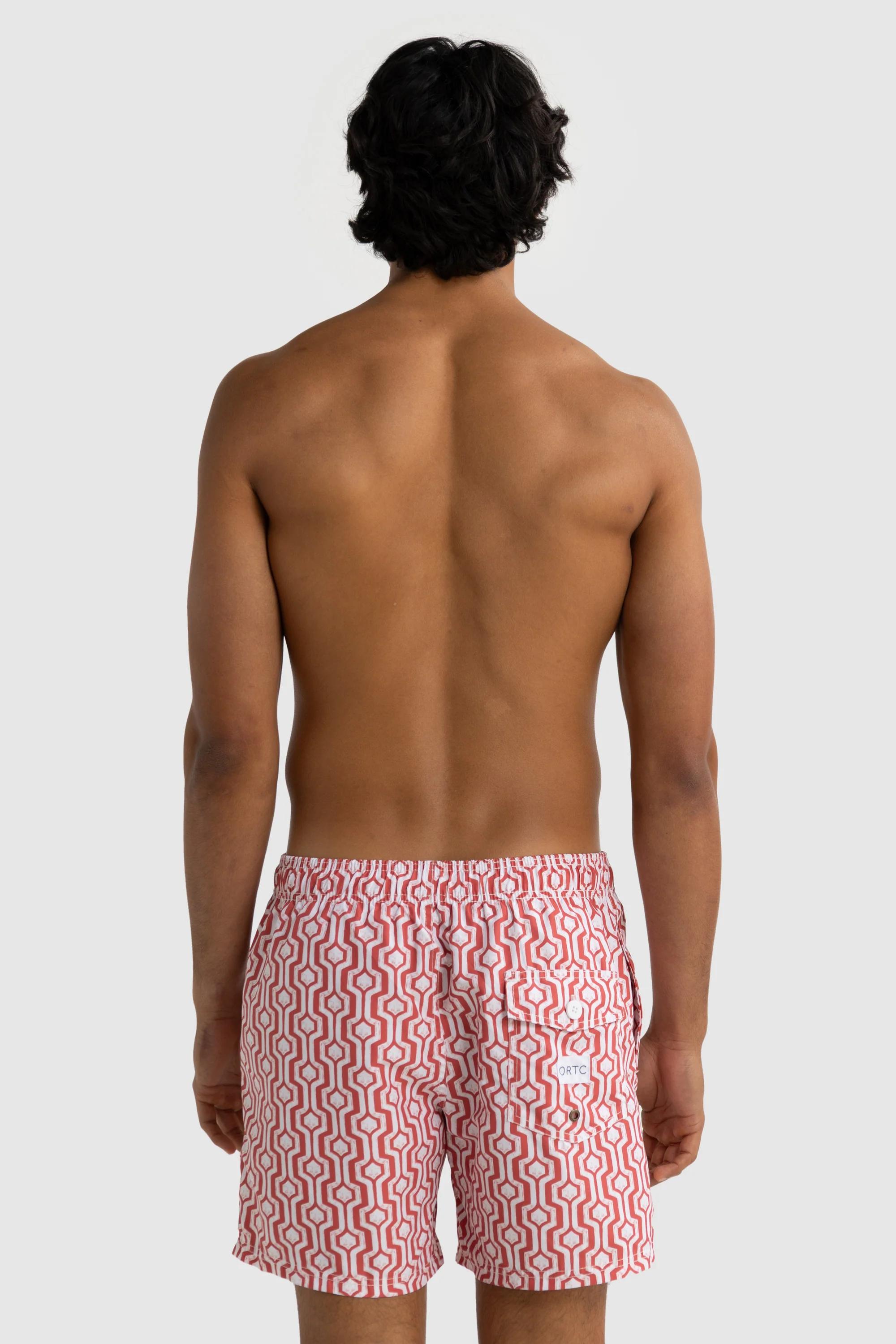 Santorini Swim Shorts Red - Image 7