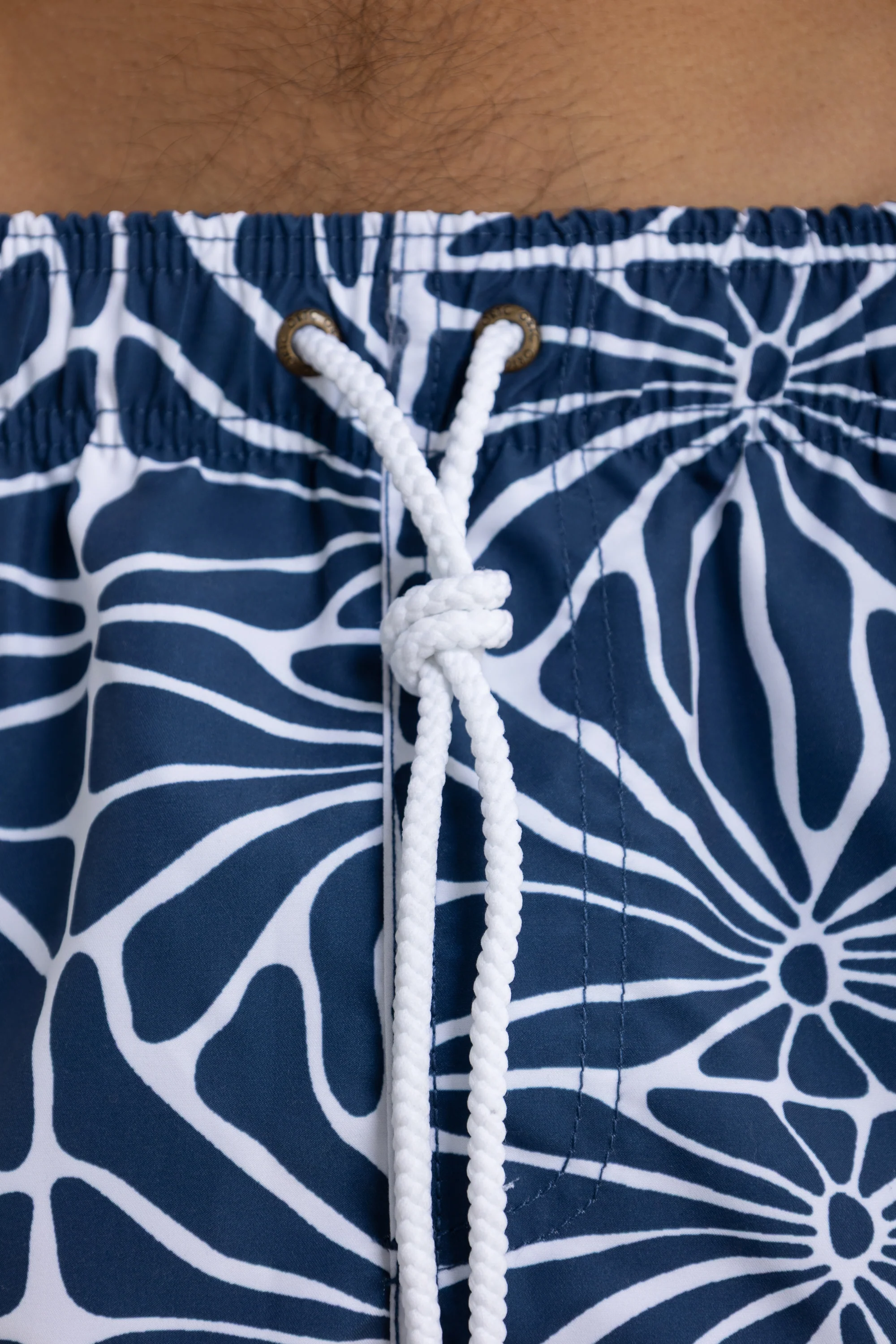 Shelly Tropic Navy Swim Shorts - Image 4