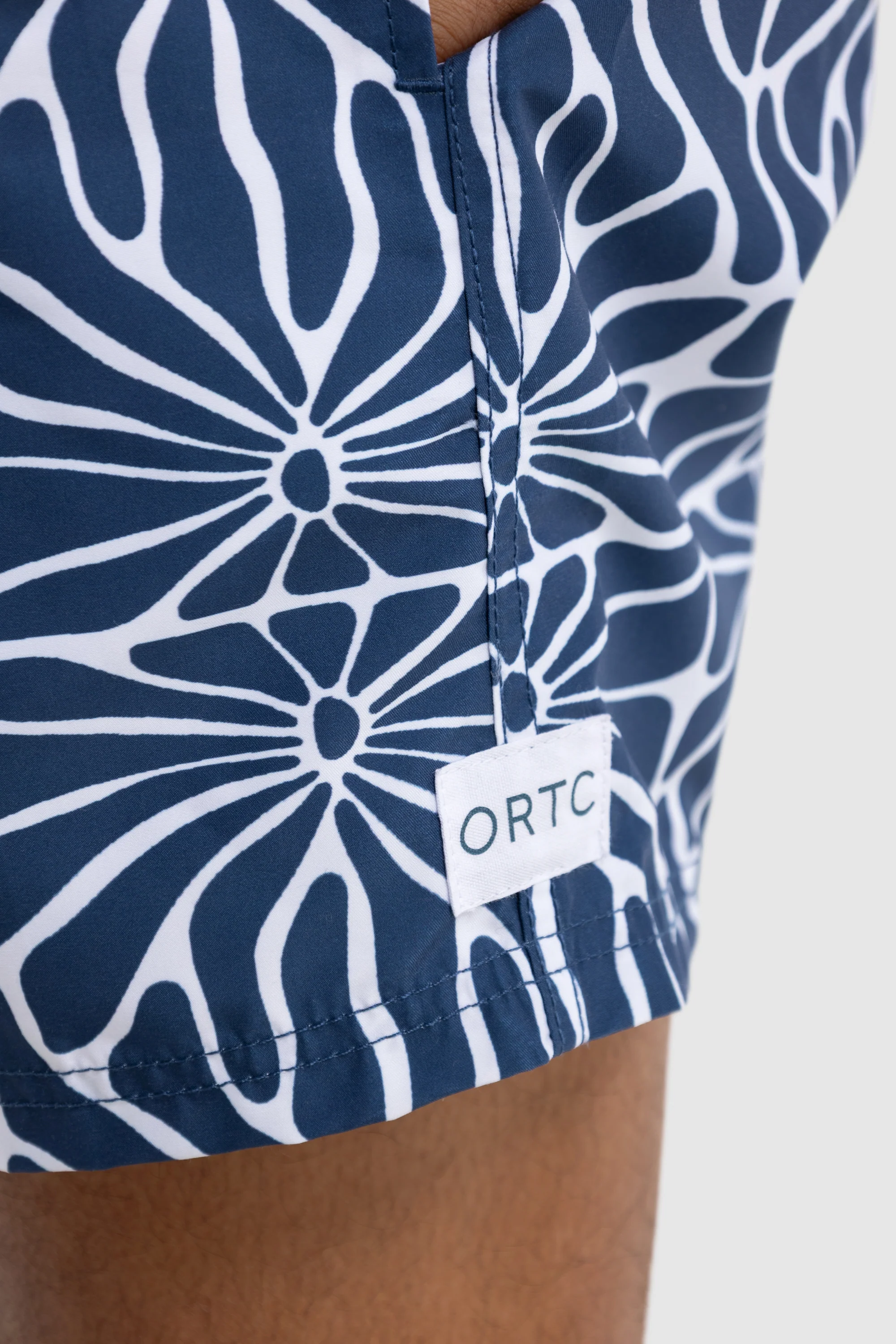 Shelly Tropic Navy Swim Shorts - Image 6