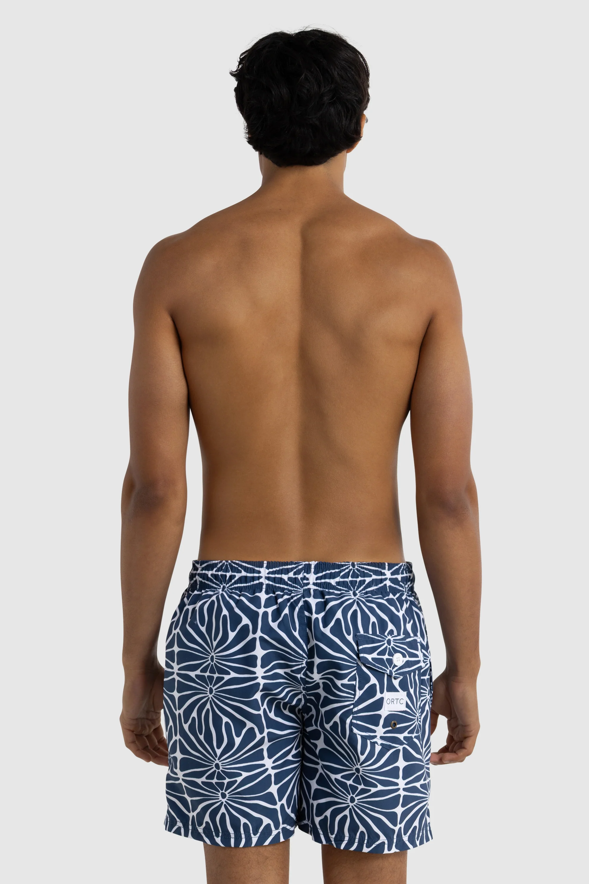 Shelly Tropic Navy Swim Shorts - Image 7