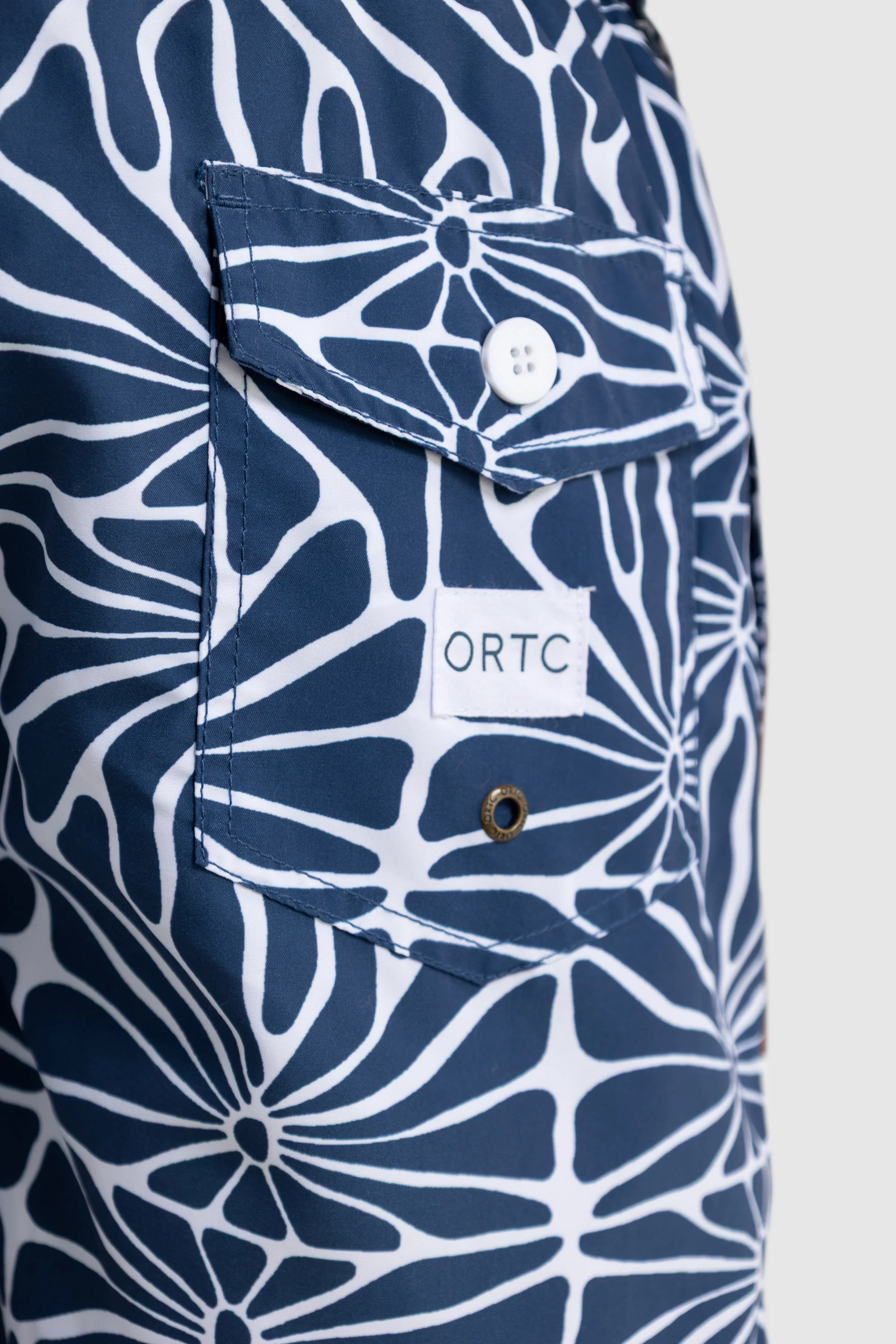 Shelly Tropic Navy Swim Shorts - Image 8