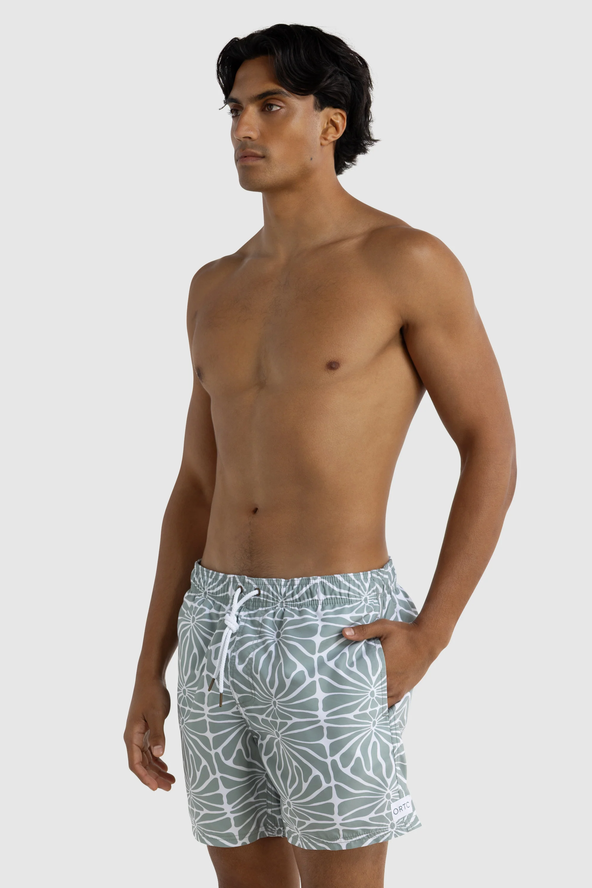 Shelly Tropic Sage Swim Shorts - Image 5