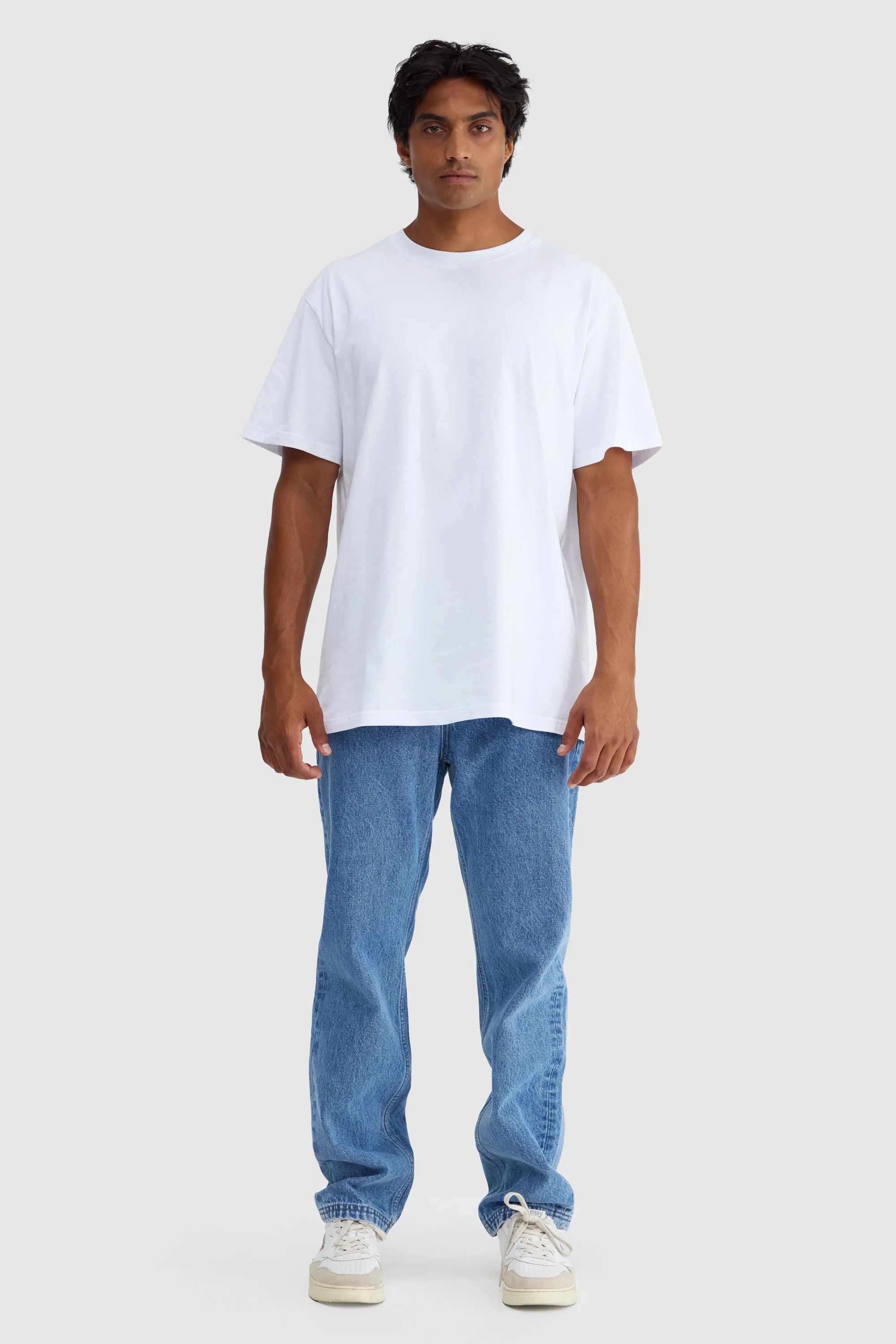 Straight Jean Mid Blue