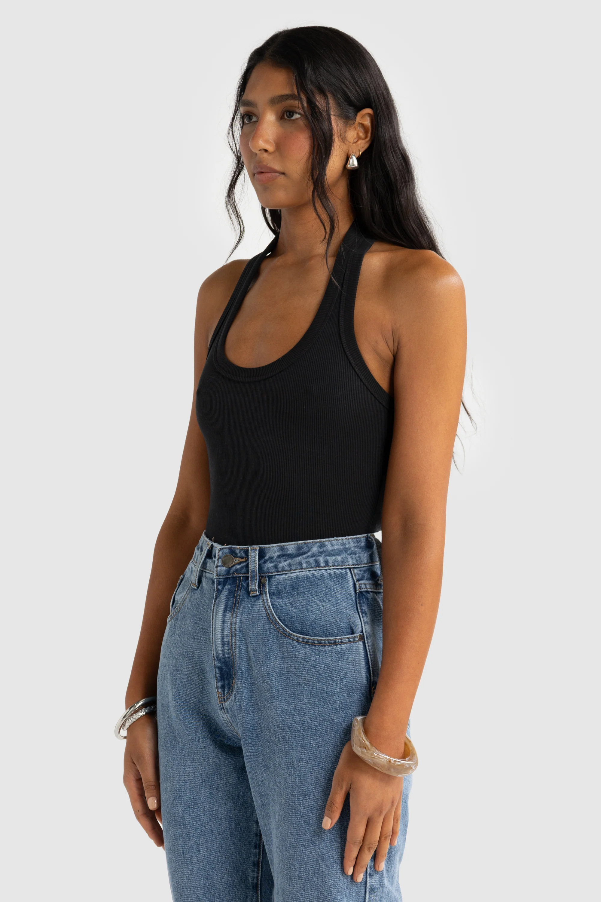 Sunday Halter Tank Black - Image 2