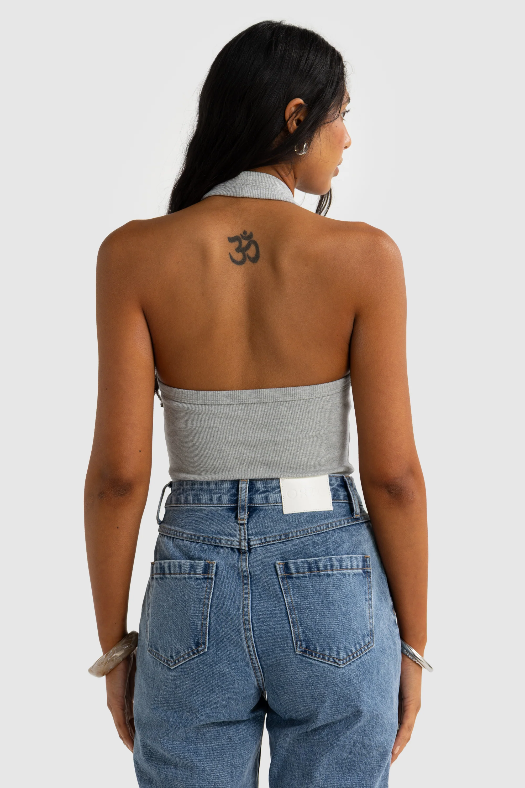 Sunday Halter Tank Grey Marle - Image 3