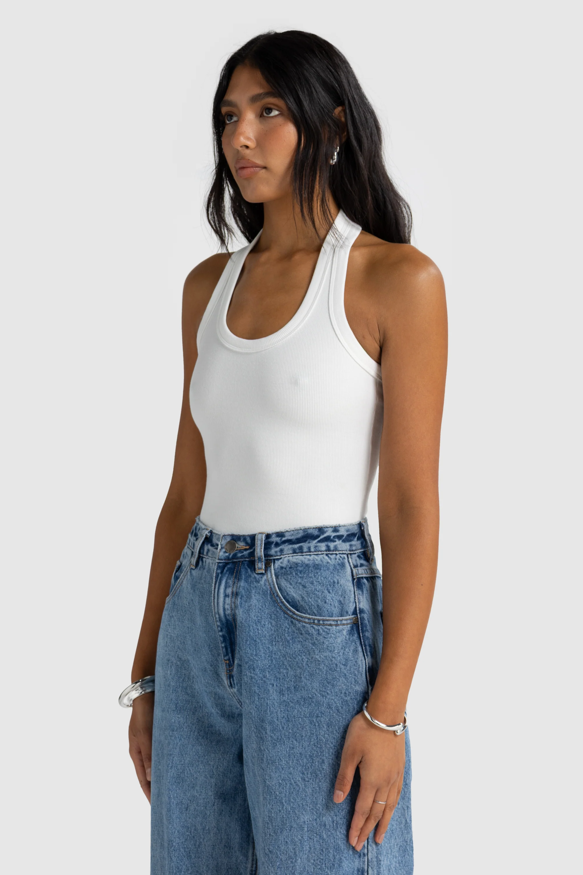Sunday Halter Tank White - Image 3