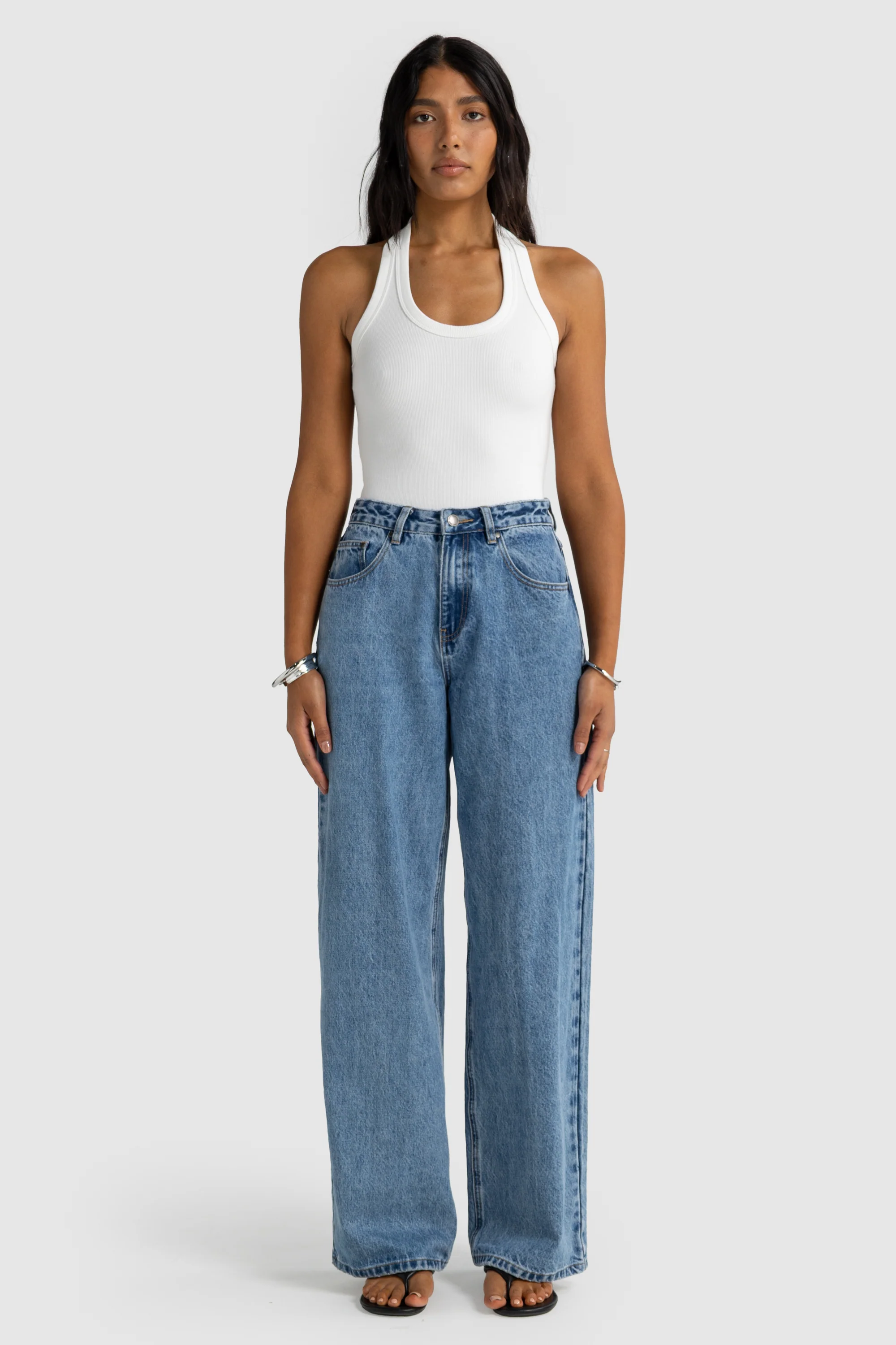 Sunday Halter Tank White - Image 6