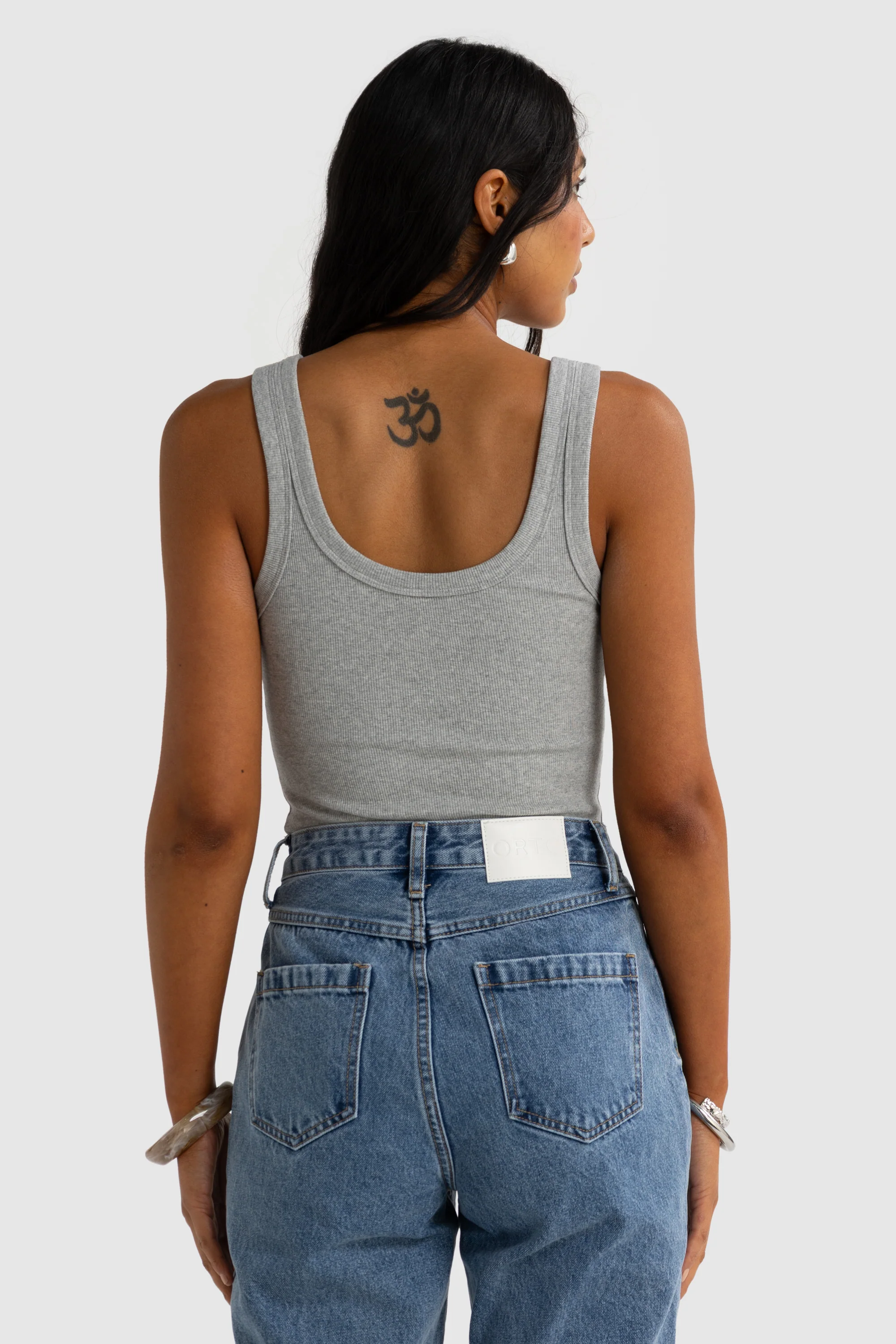 Sunday Scoop Tank Grey Marle - Image 3
