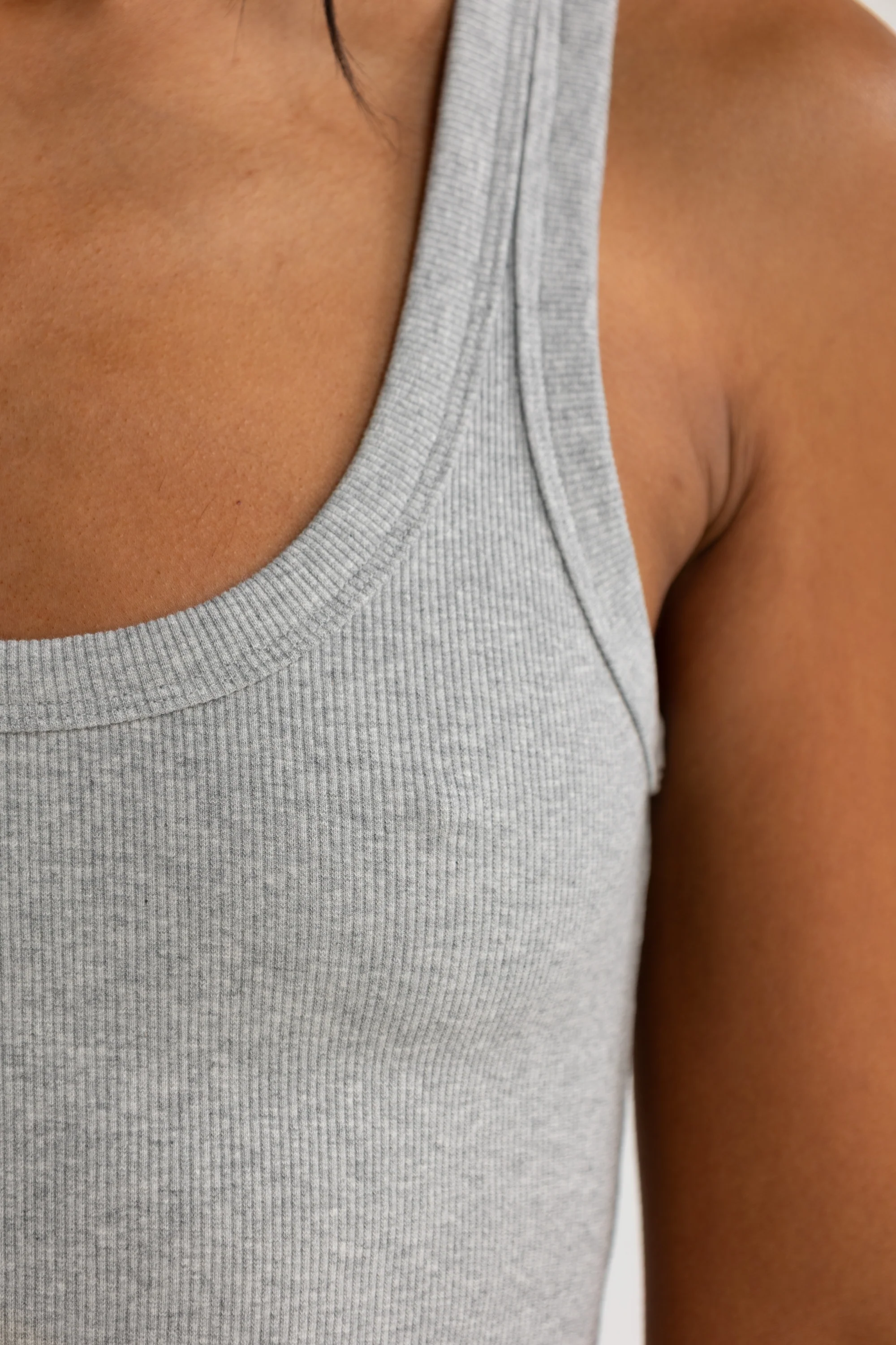 Sunday Scoop Tank Grey Marle - Image 4