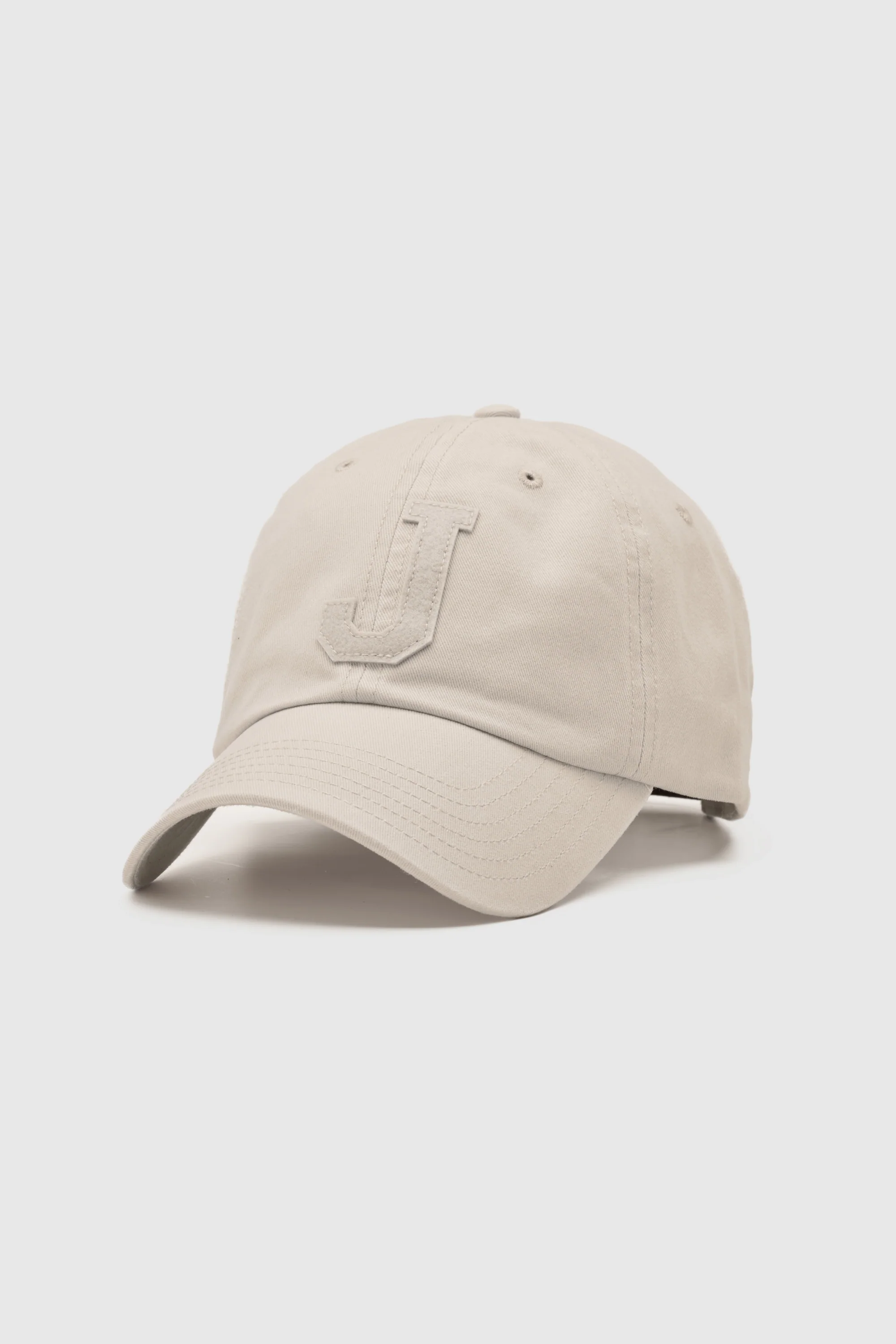 Tonal Letter Cap Beige - Image 12