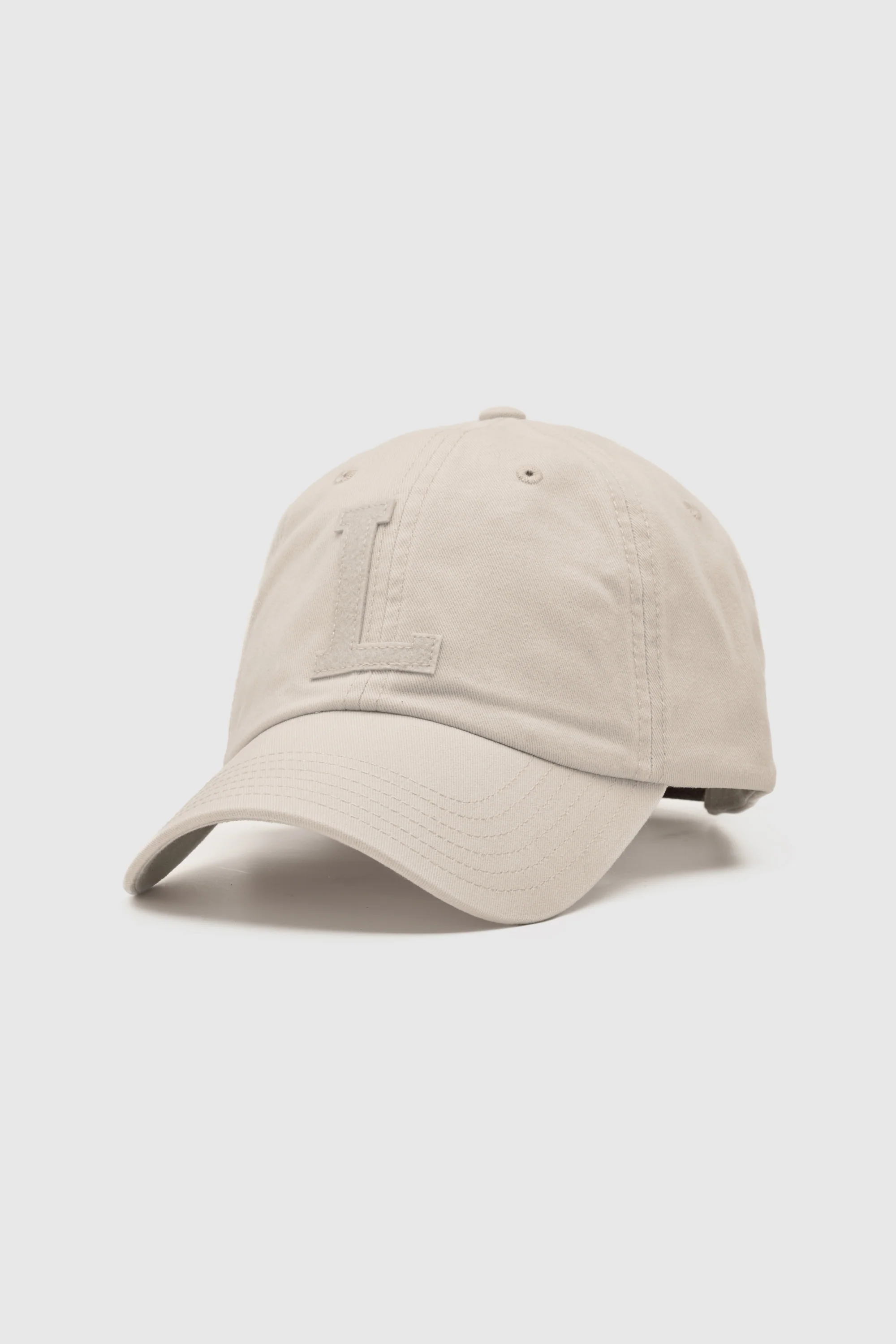 Tonal Letter Cap Beige - Image 14