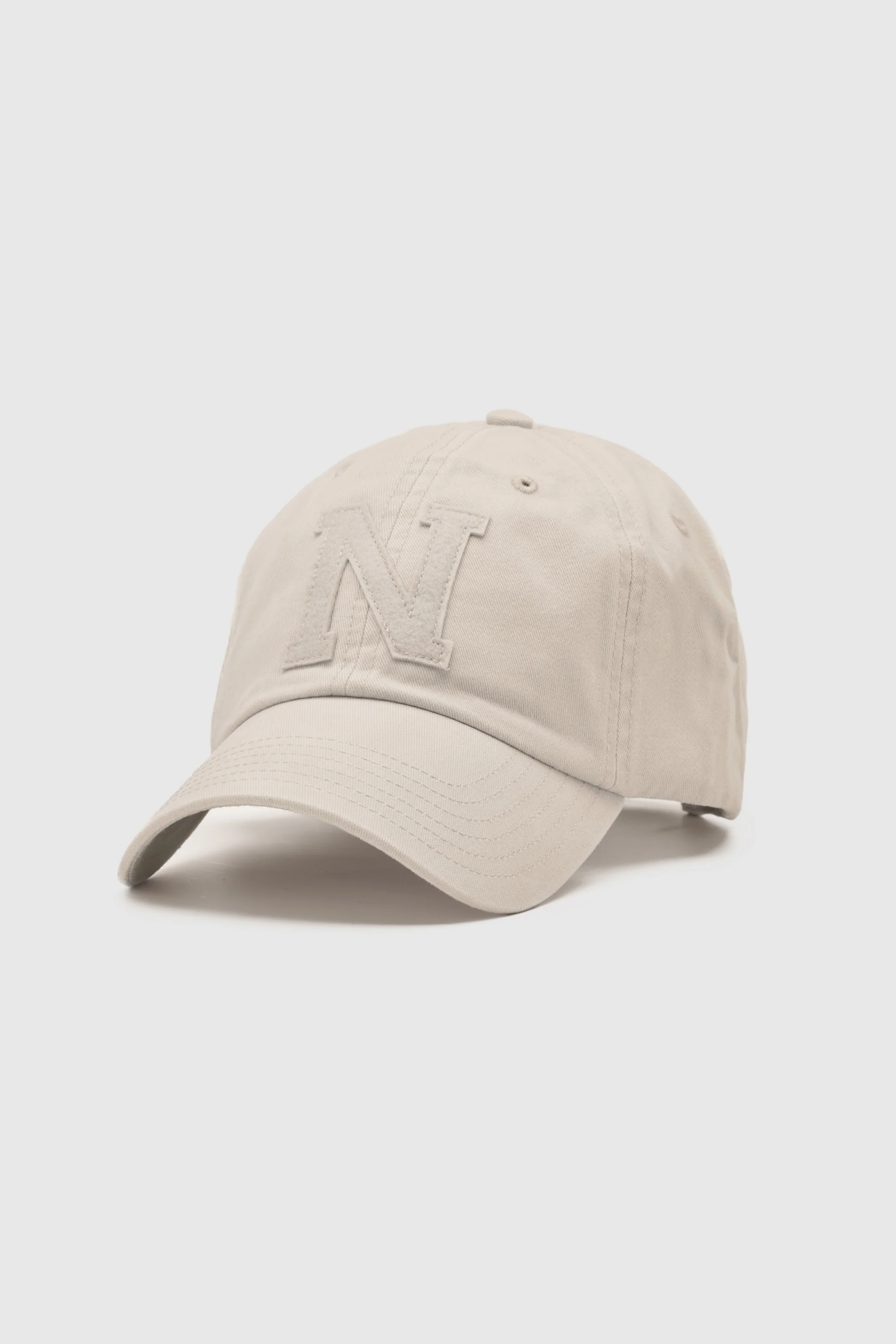Tonal Letter Cap Beige - Image 16