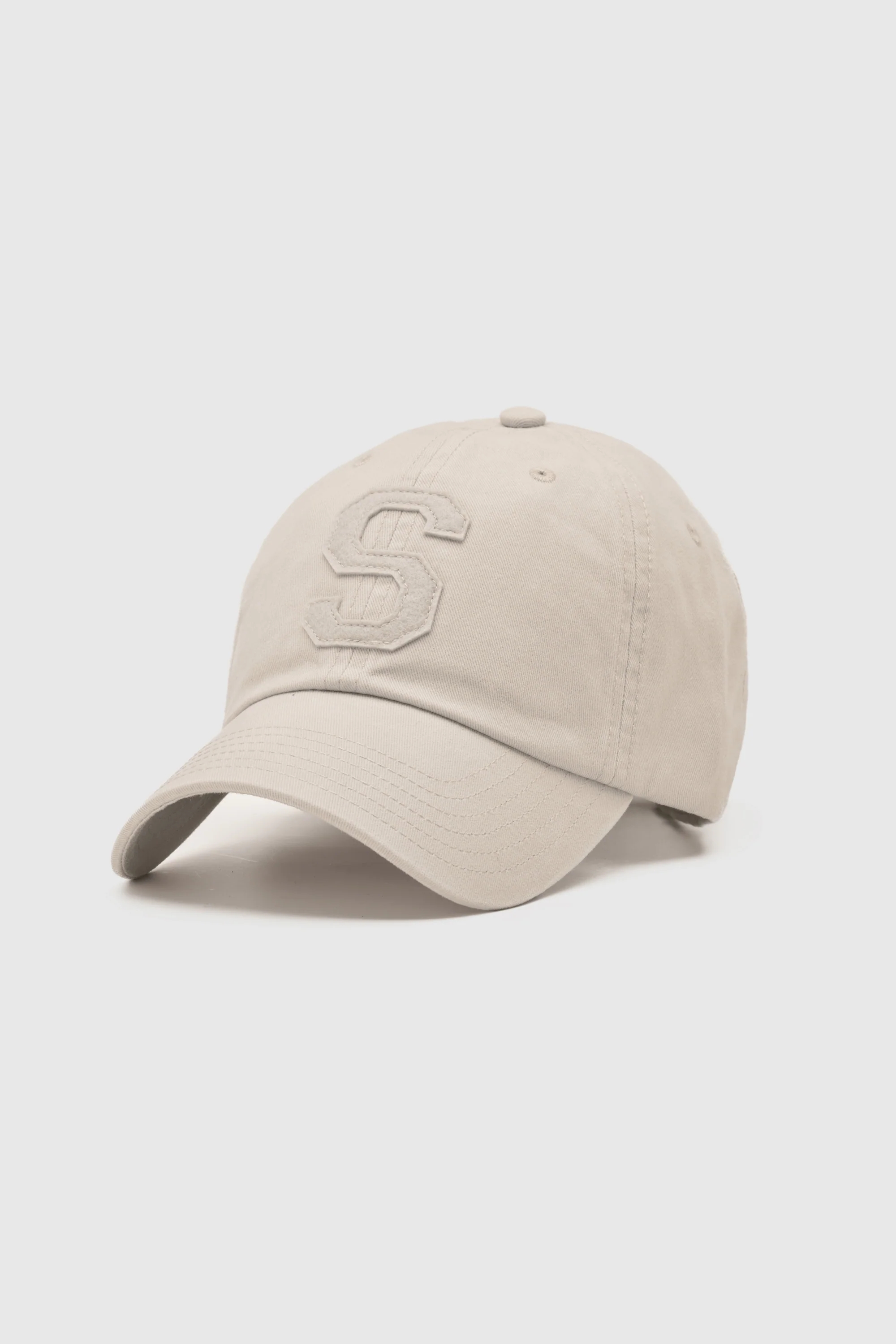 Tonal Letter Cap Beige - Image 20
