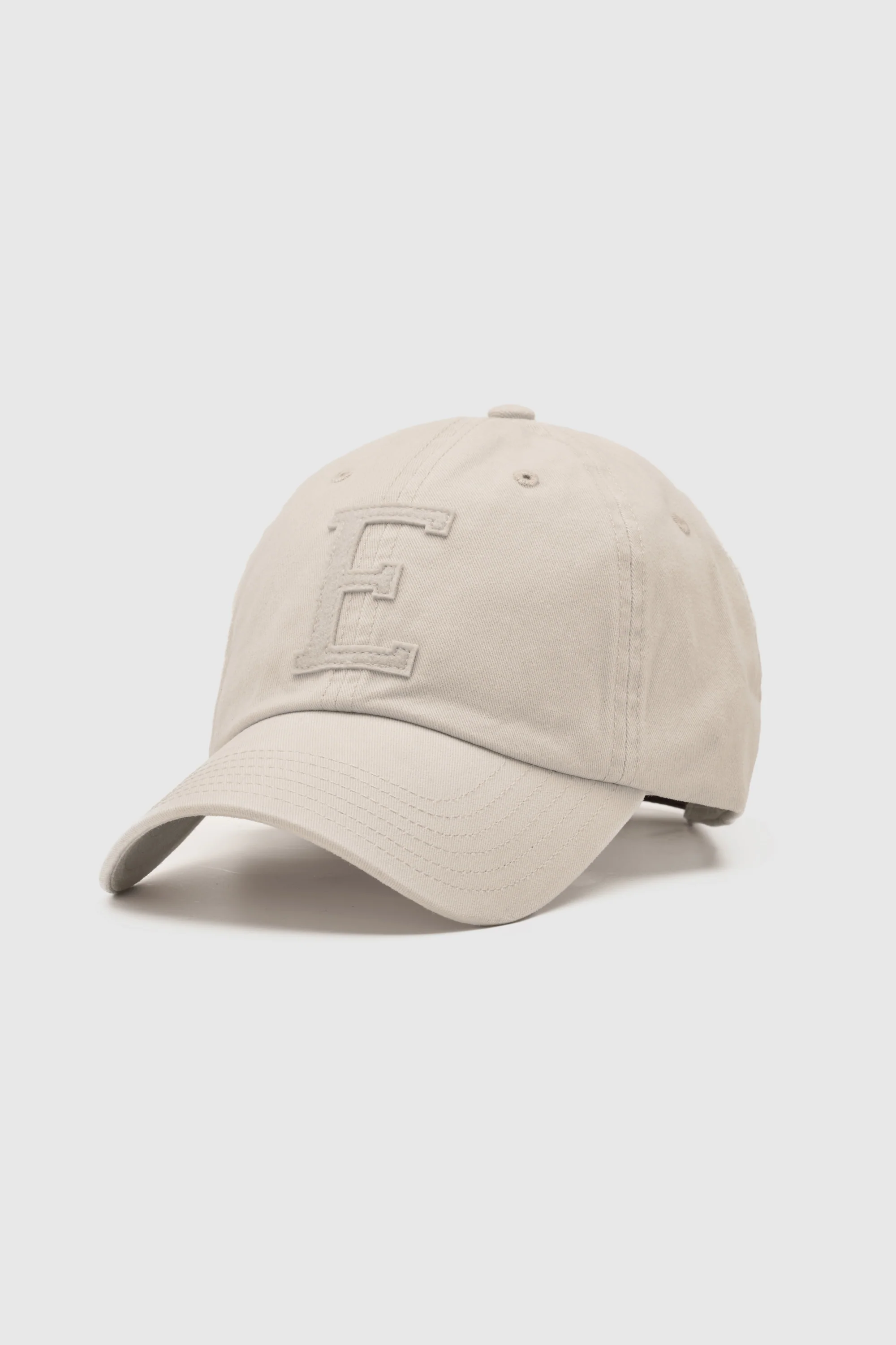Tonal Letter Cap Beige - Image 7