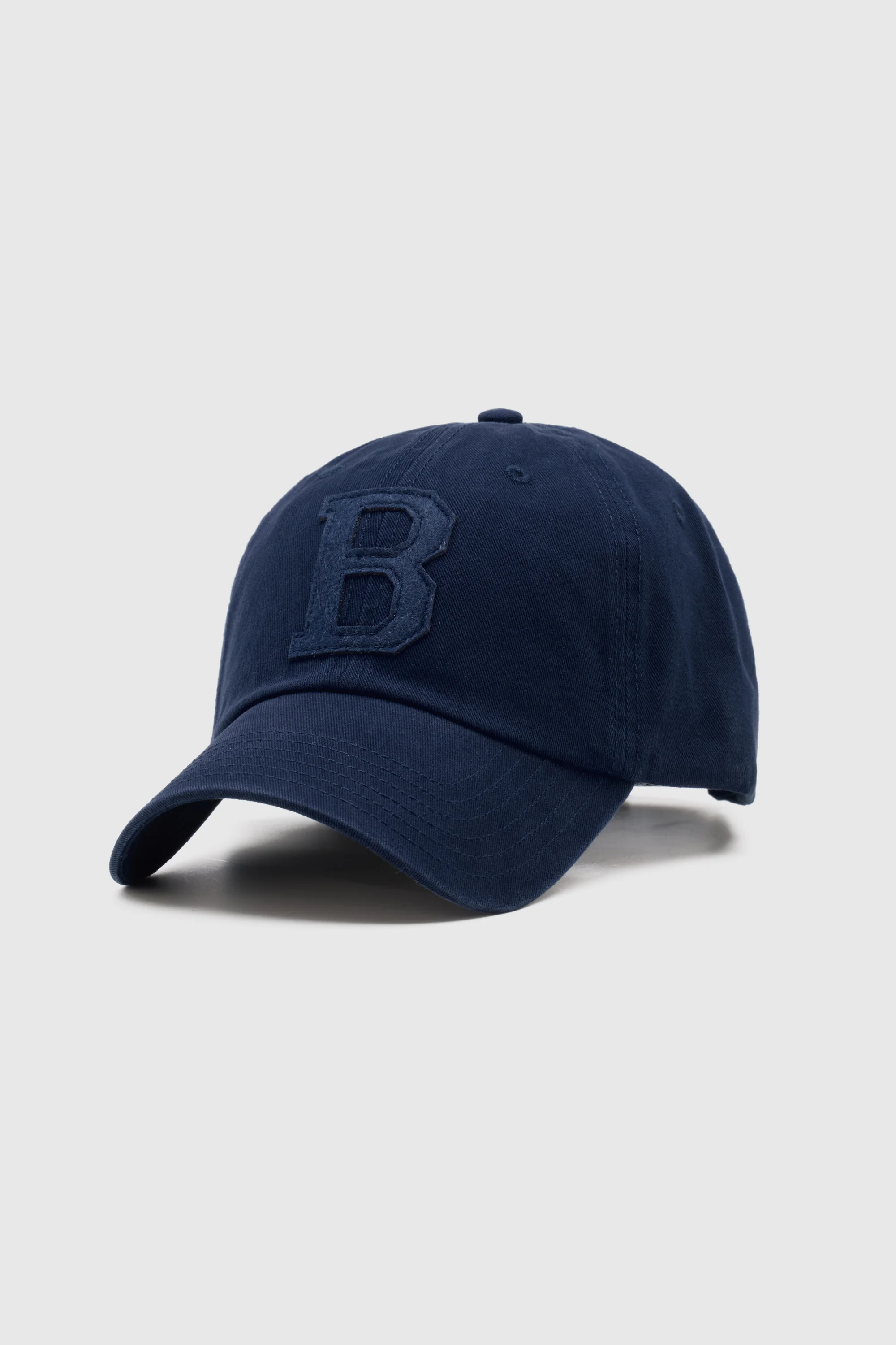 Tonal Letter Cap Navy - Image 4
