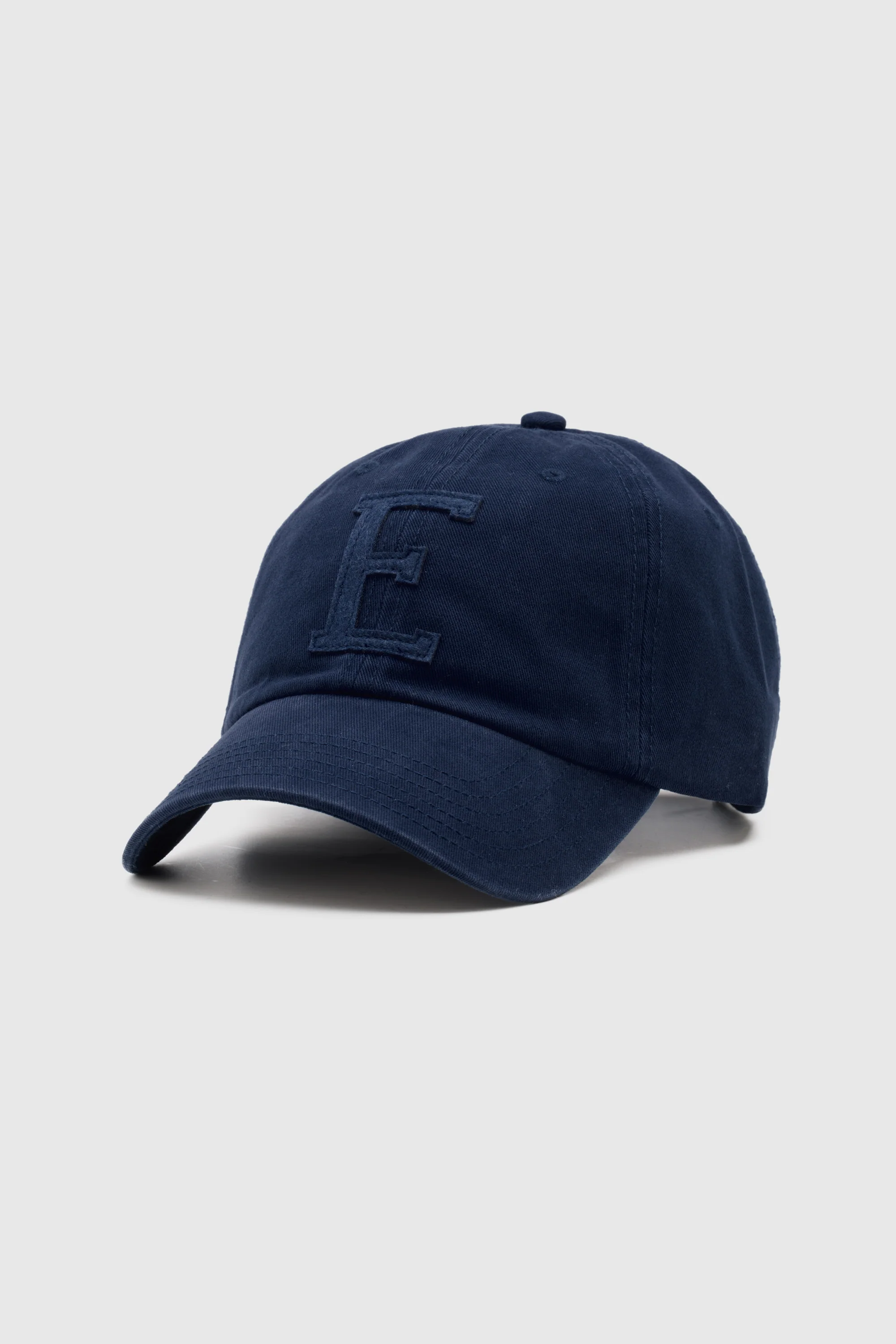 Tonal Letter Cap Navy - Image 7