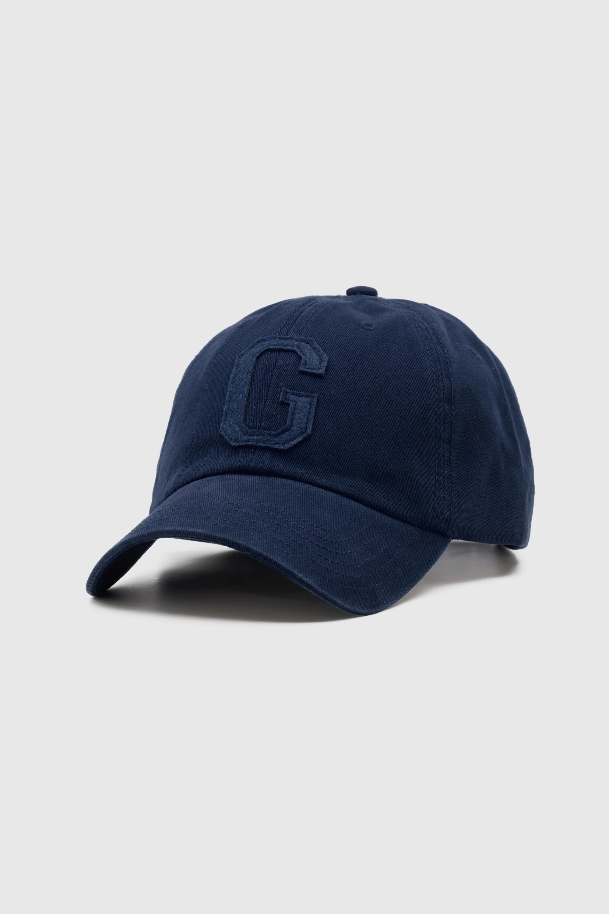 Tonal Letter Cap Navy - Image 9