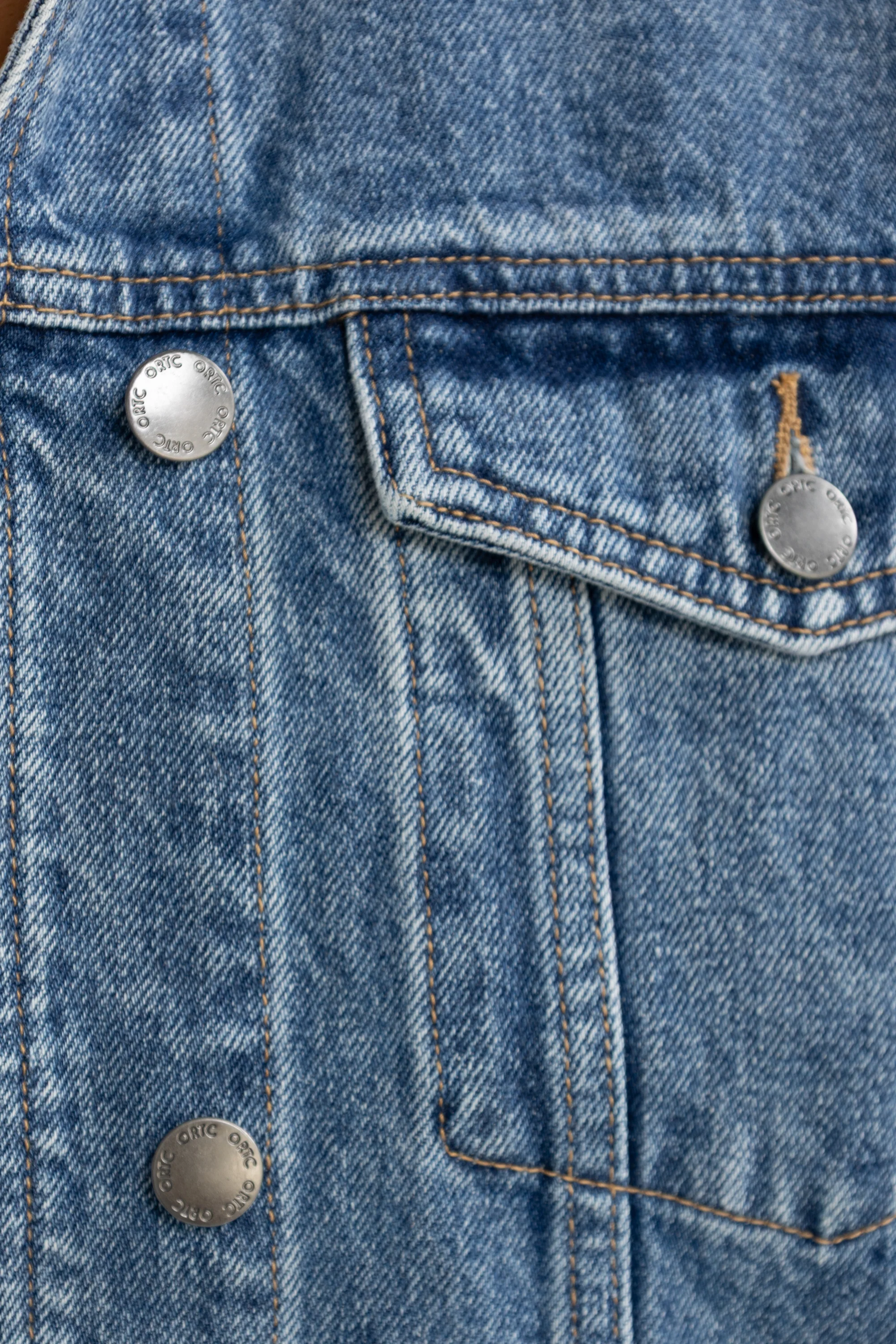 Willow Denim Oversized Jacket Mid Blue - Image 4