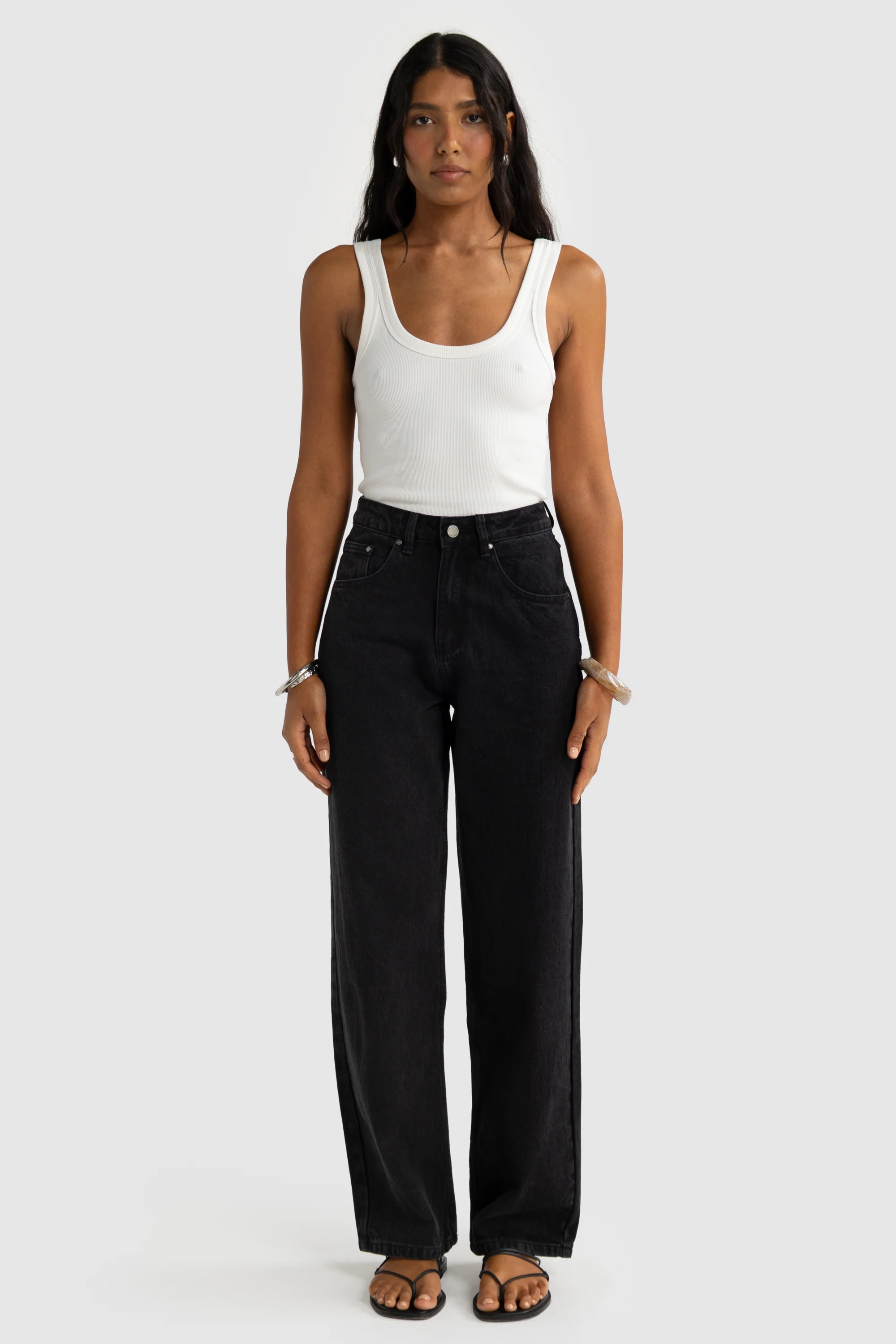 Willow Denim Relaxed Jean Washed Black