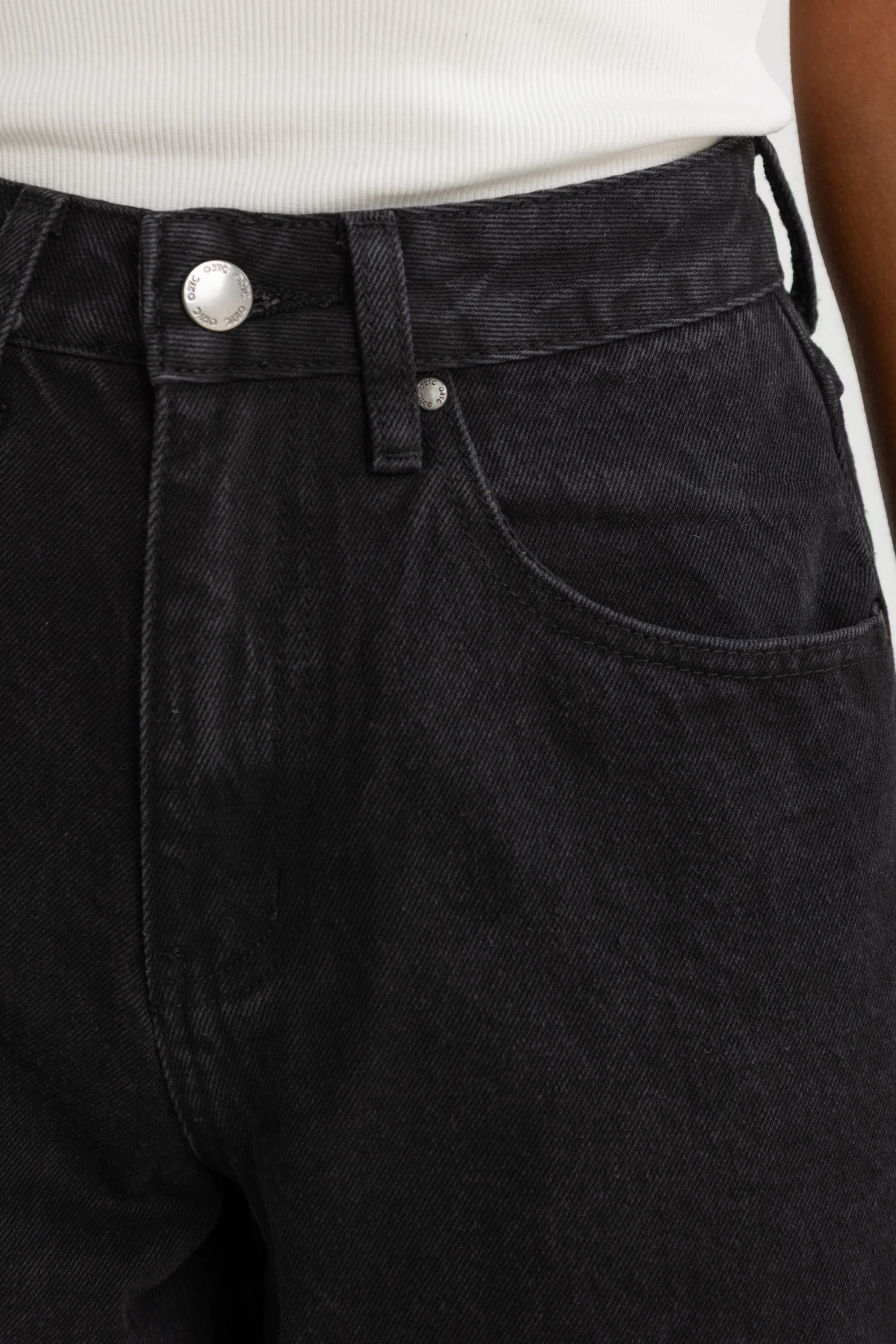 Willow Denim Wide Leg Jean Washed Black - Image 3