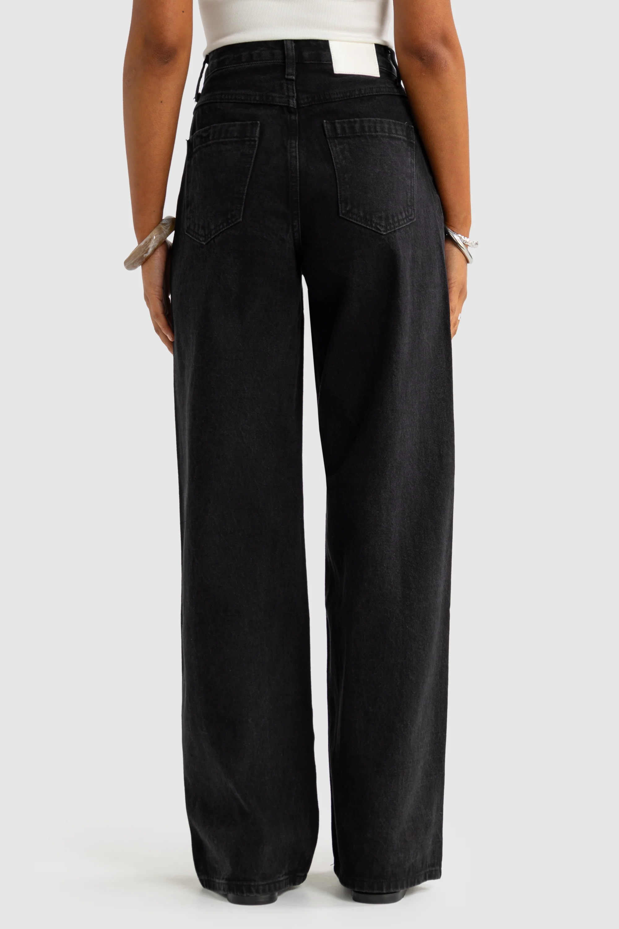 Willow Denim Wide Leg Jean Washed Black - Image 5