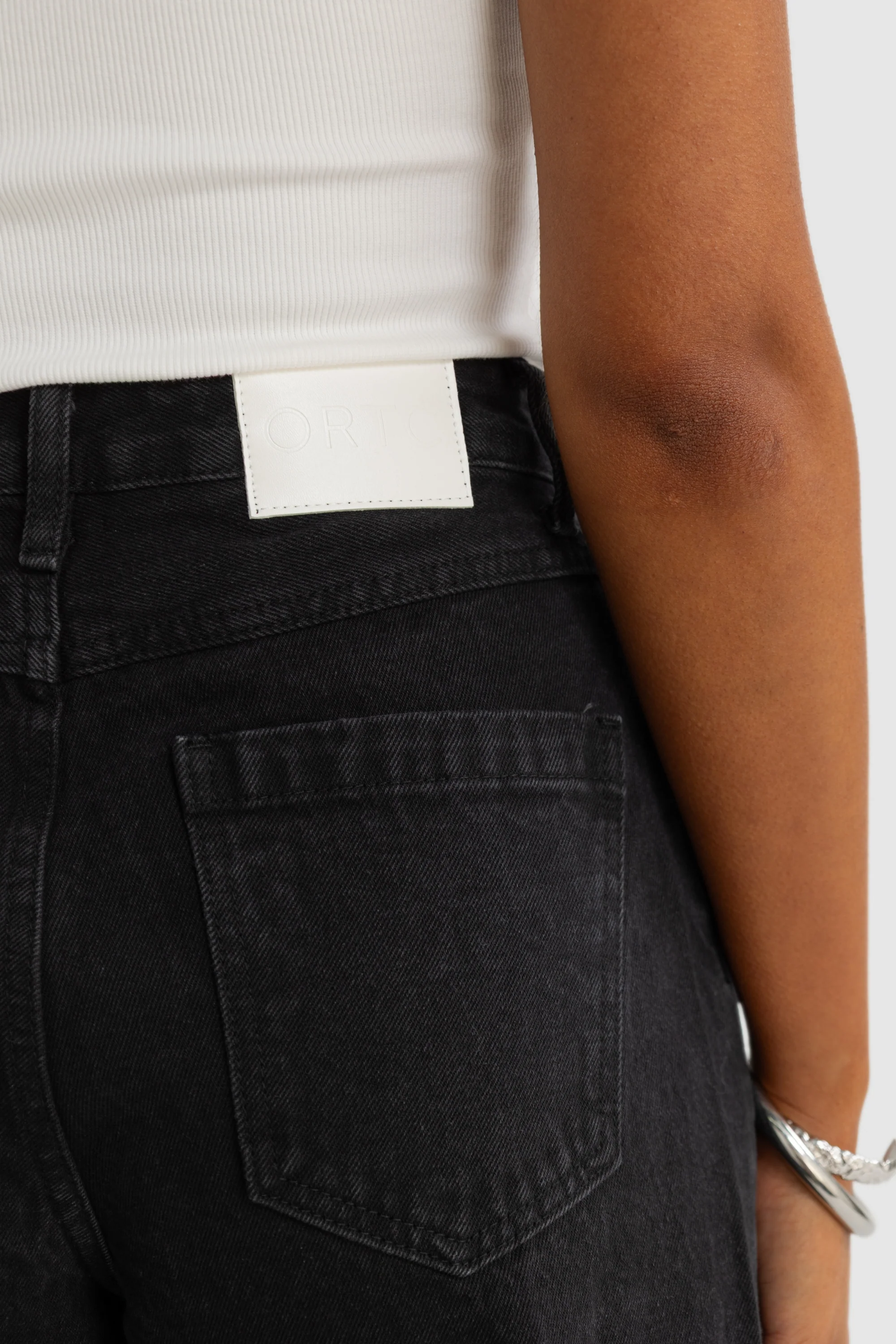 Willow Denim Wide Leg Jean Washed Black - Image 6