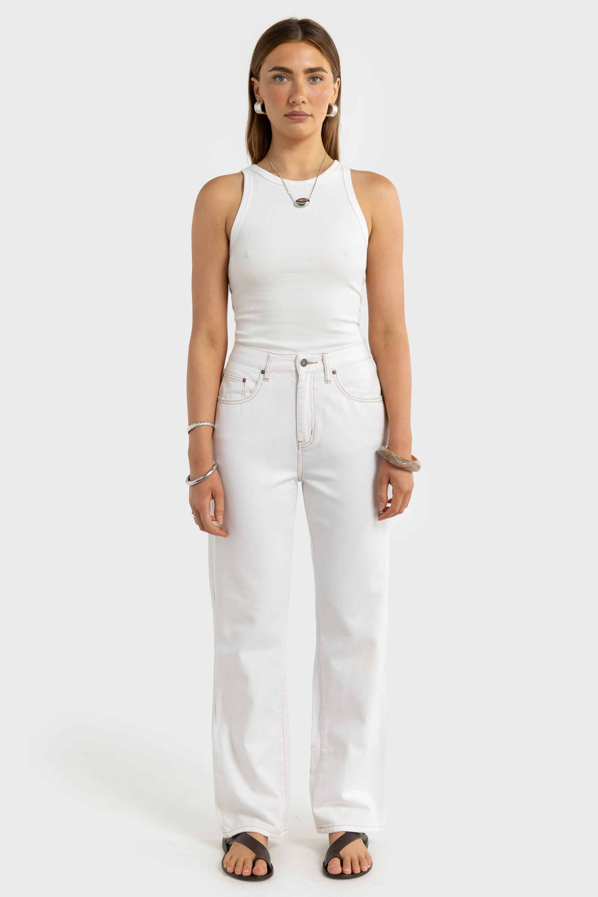 Mimi Rib Tank White - Image 5