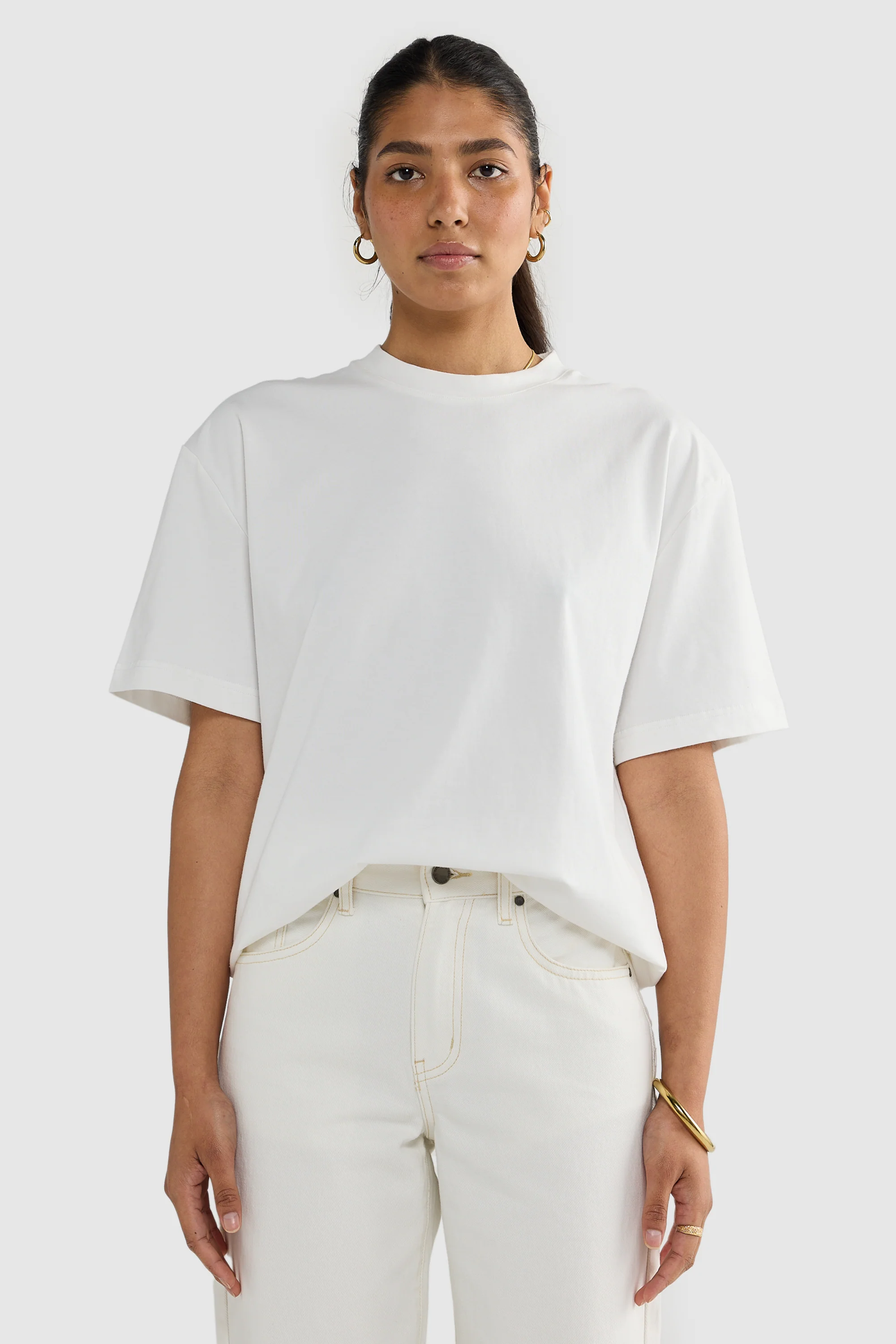 Womens Oversized T Shirt White