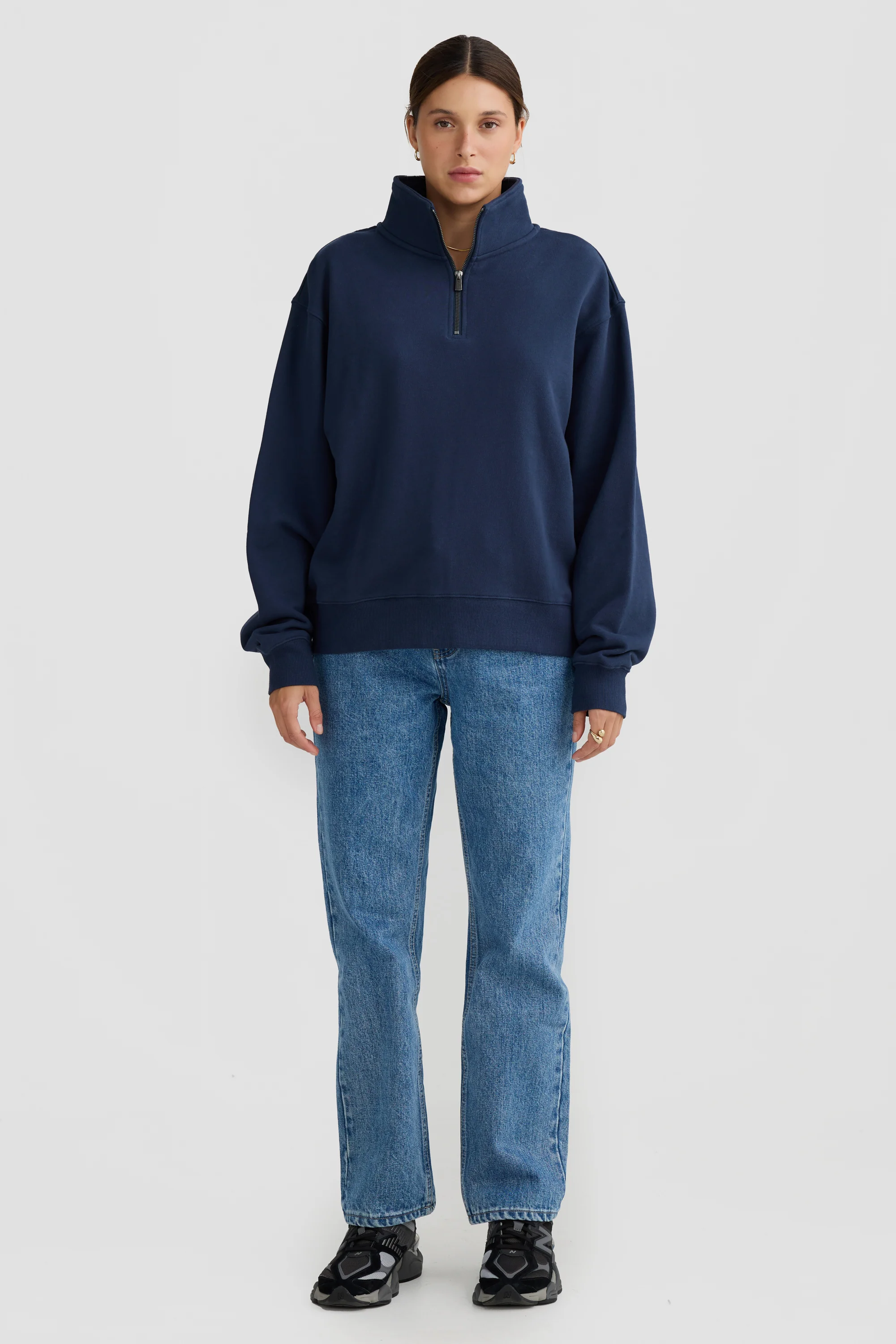 Quarter Zip Navy - Image 6
